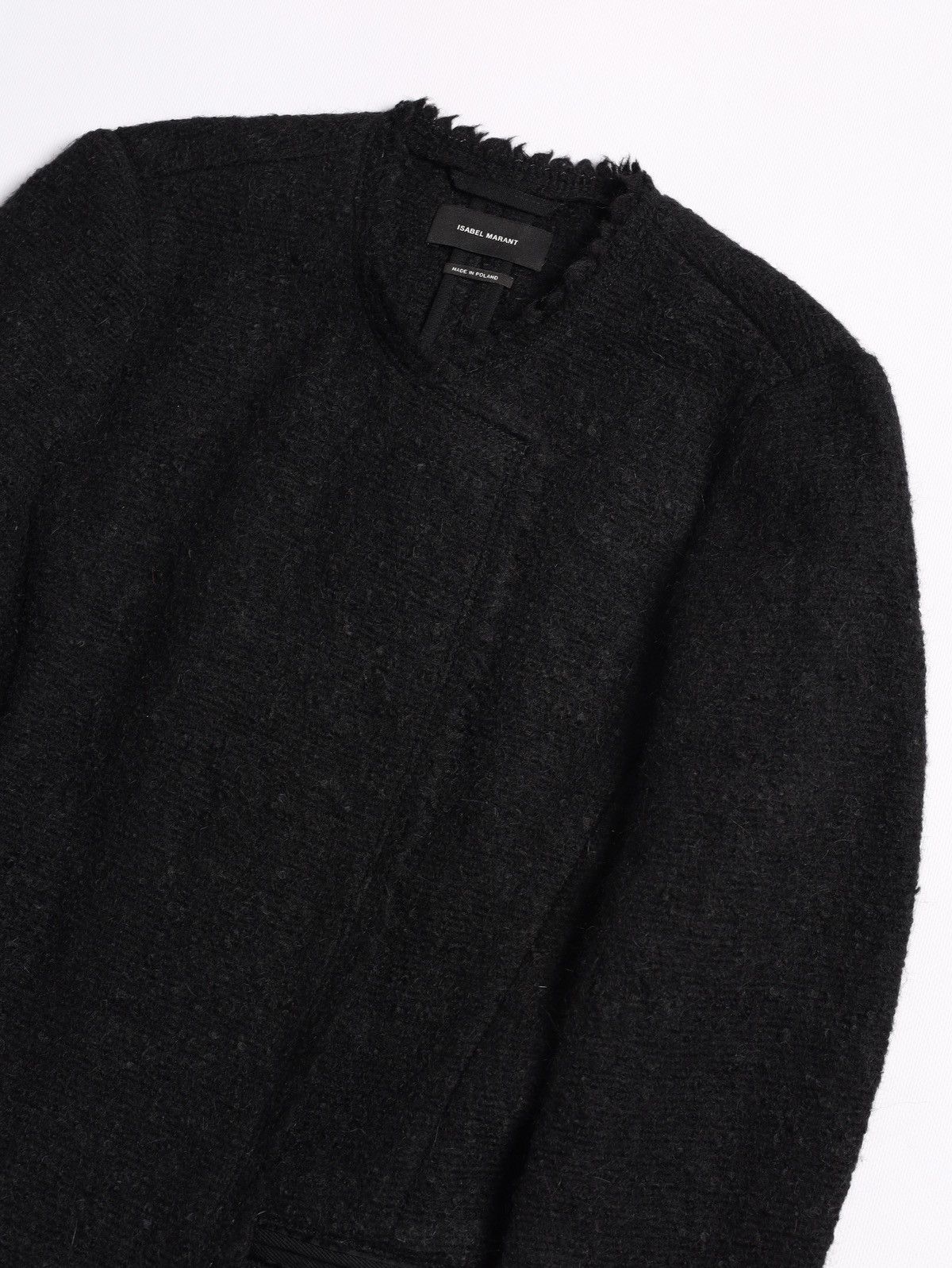 Isabel Marant Isabel Marant Mohair Wool Blazer Jacket Black Size S / US 4 / IT 40 - 8 Thumbnail