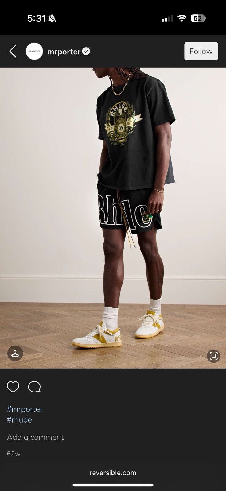 Rhude Rhude St. Tropez Crest Logo Short Size US 34 / EU 50 - 13 Thumbnail