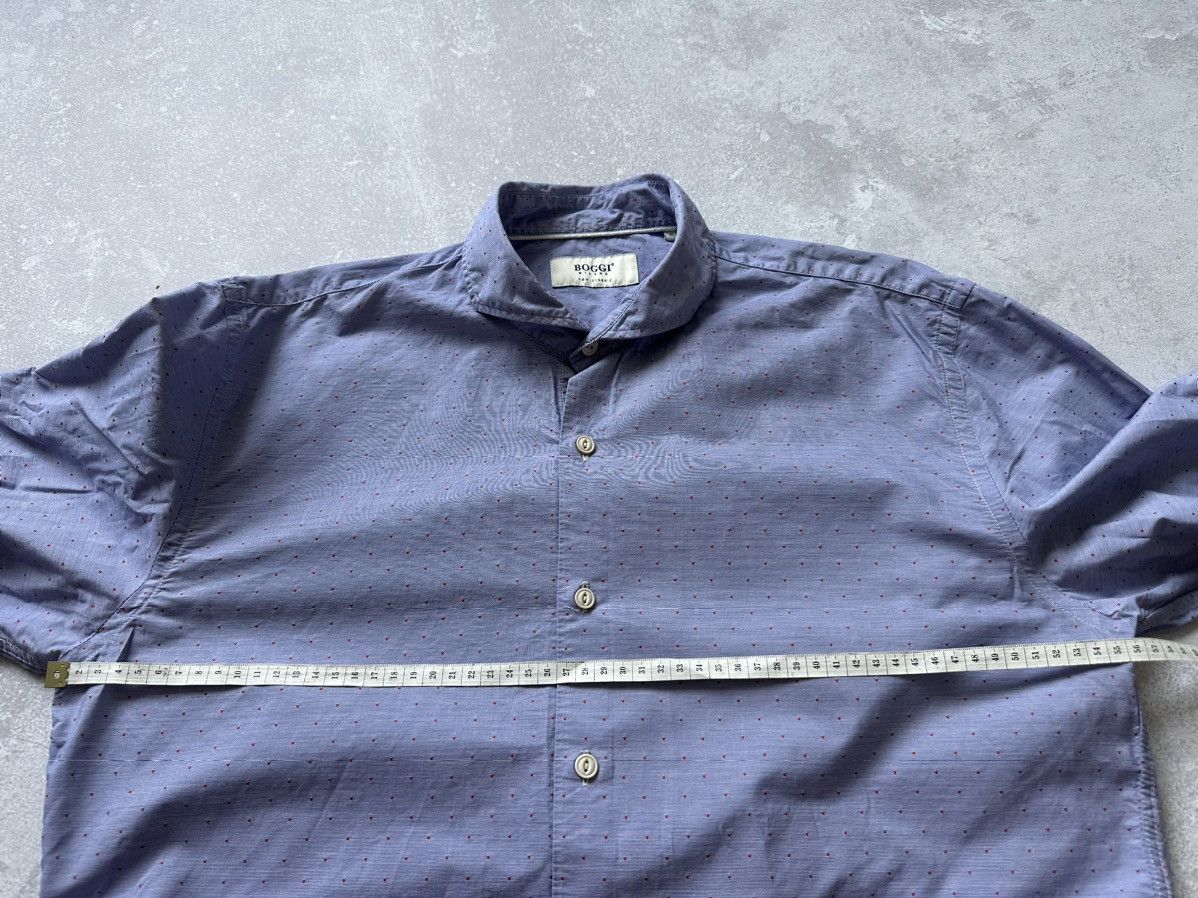 Boggi BOGGI MILANO Blue Check Long Sleeve Button Down Shirt XL Size US XL / EU 56 / 4 - 6 Thumbnail