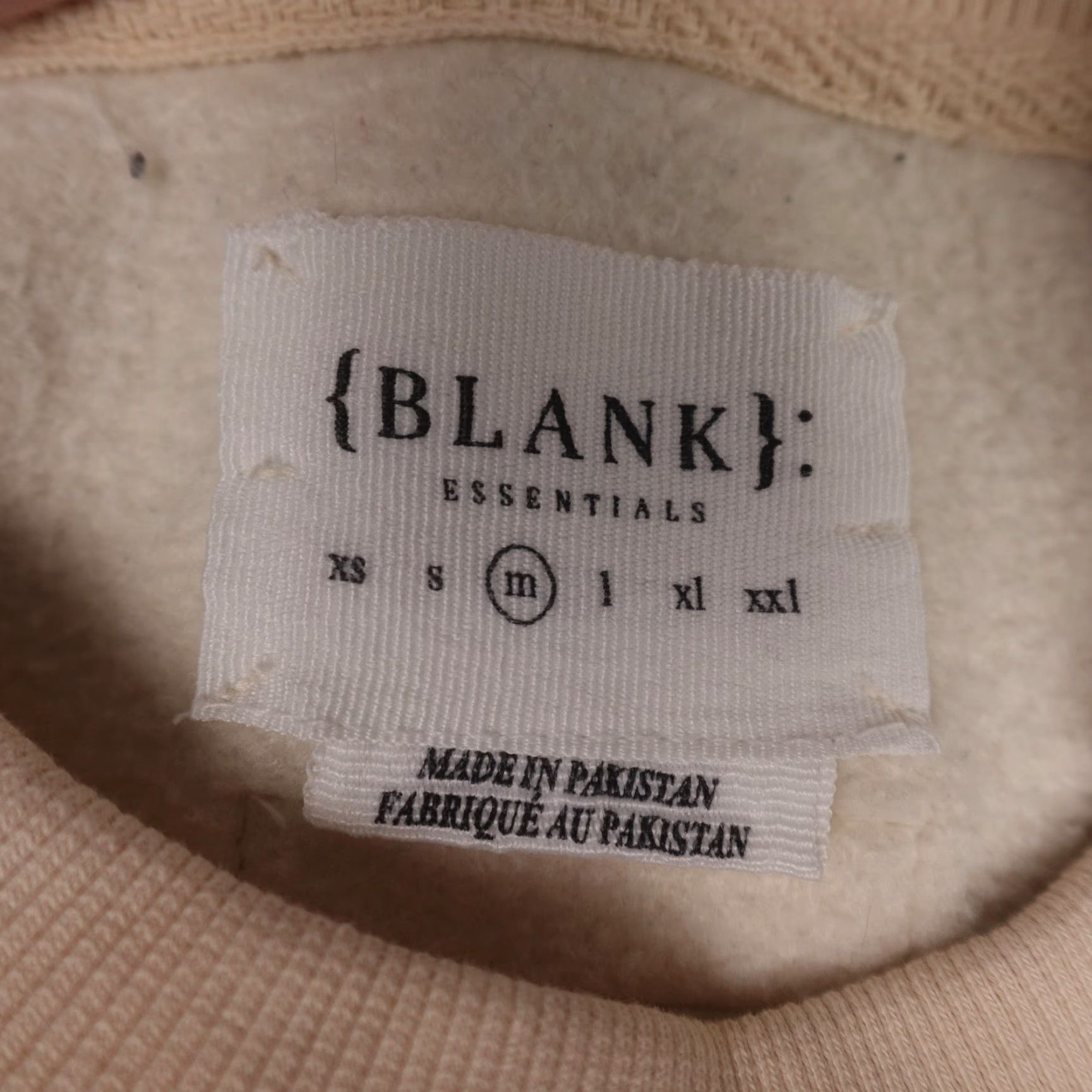 Essentials Blank Essentials Crewneck Sweatshirt Mens Medium Cream Fleece Pullover Graphic Print Beigediction Size US M / EU 48-50 / 2 - 2 Thumbnail