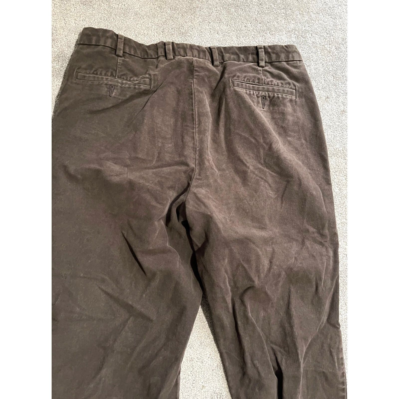Brooks Brothers Brooks Brothers Advantage Chino Dress Pants Brown Cotton Size 38x30 Mens Regular Fit Size US 38 / EU 54 - 4 Thumbnail