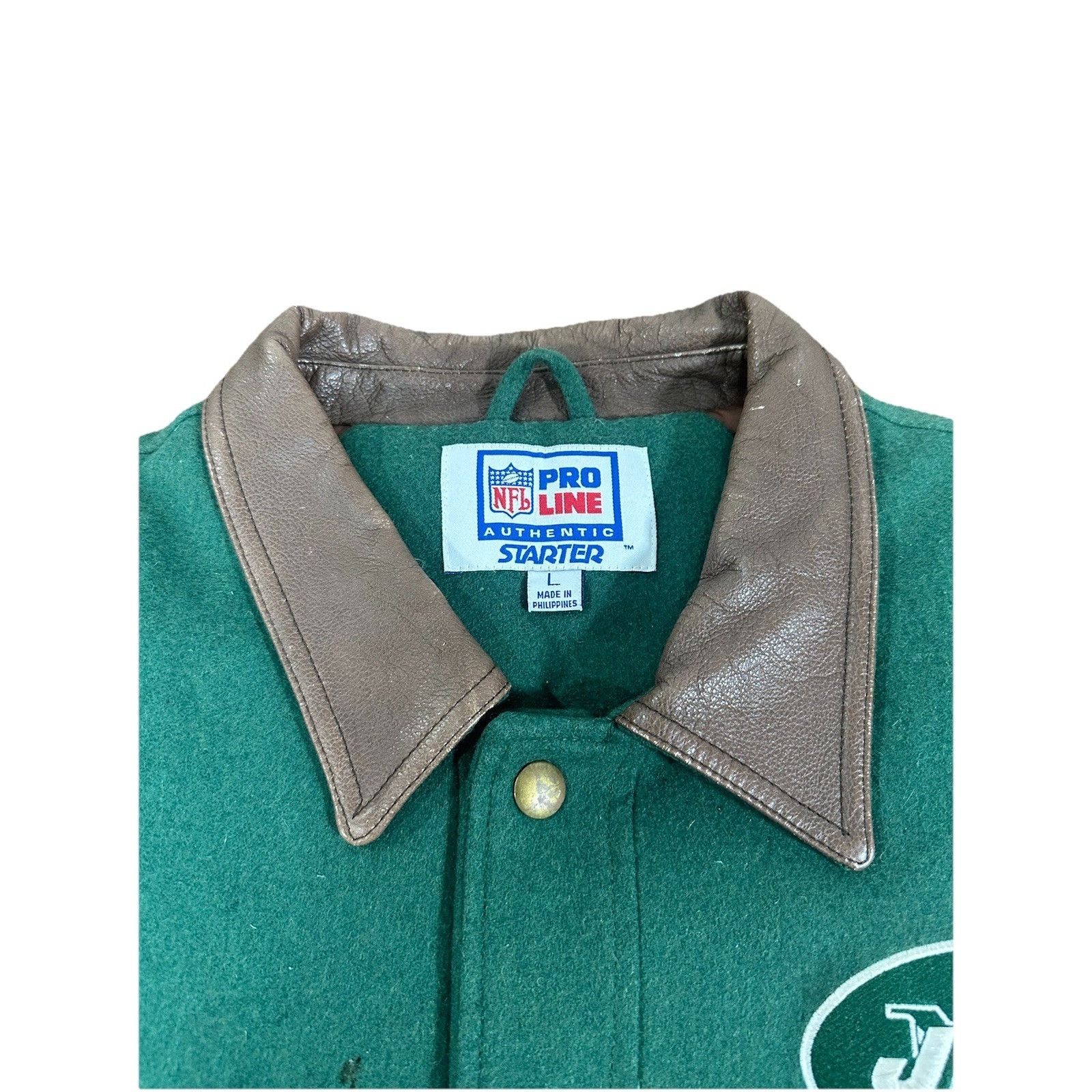 Starter Vintage New York Jets NY Starter Retro Nfl Rare Jacket Beef Size US L / EU 52-54 / 3 - 7 Thumbnail