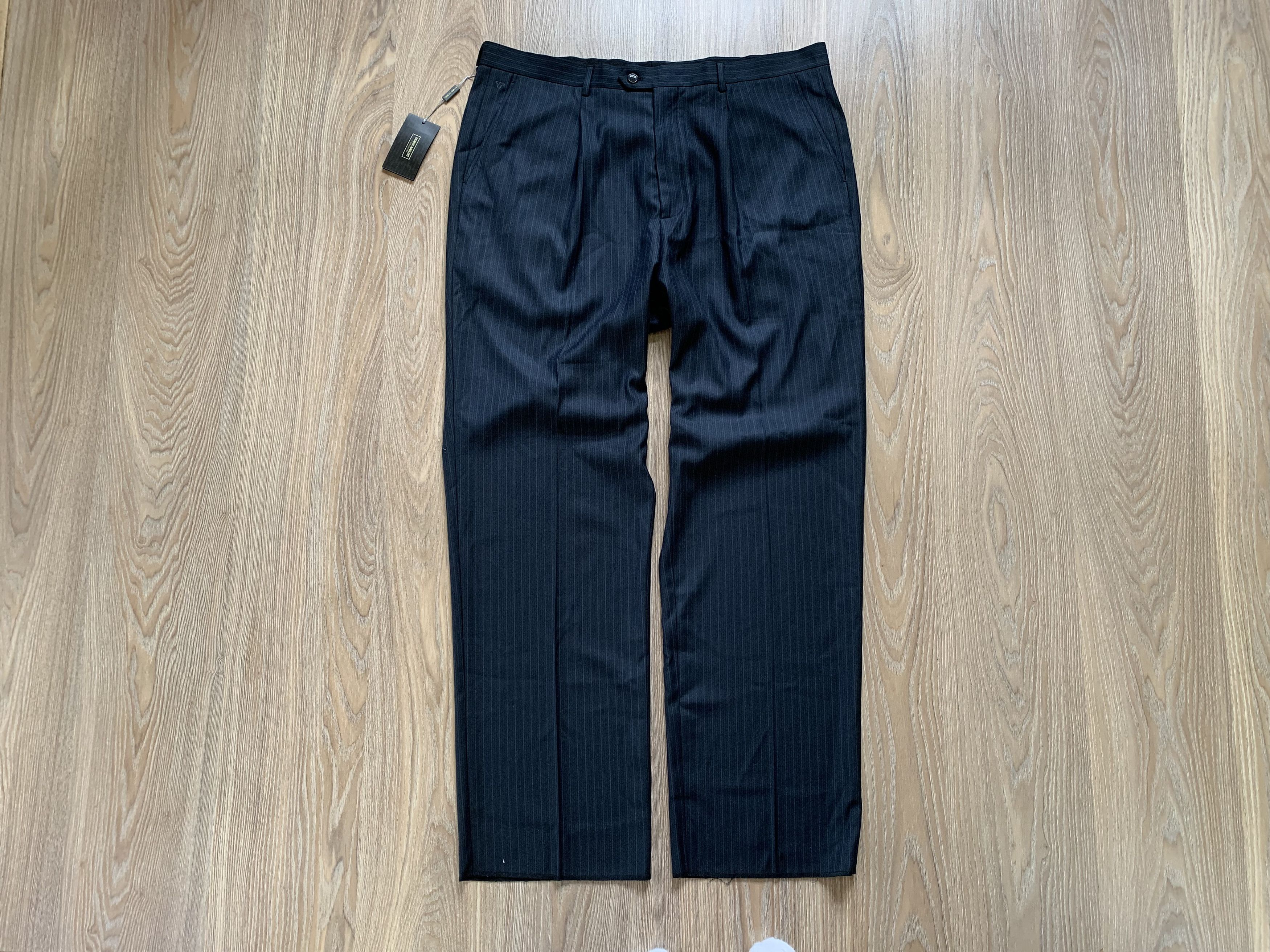 Giorgio Armani × Vintage Vintage Armani Le Collezioni Classic Formal Wool Trousers Size 54L - 1 Thumbnail