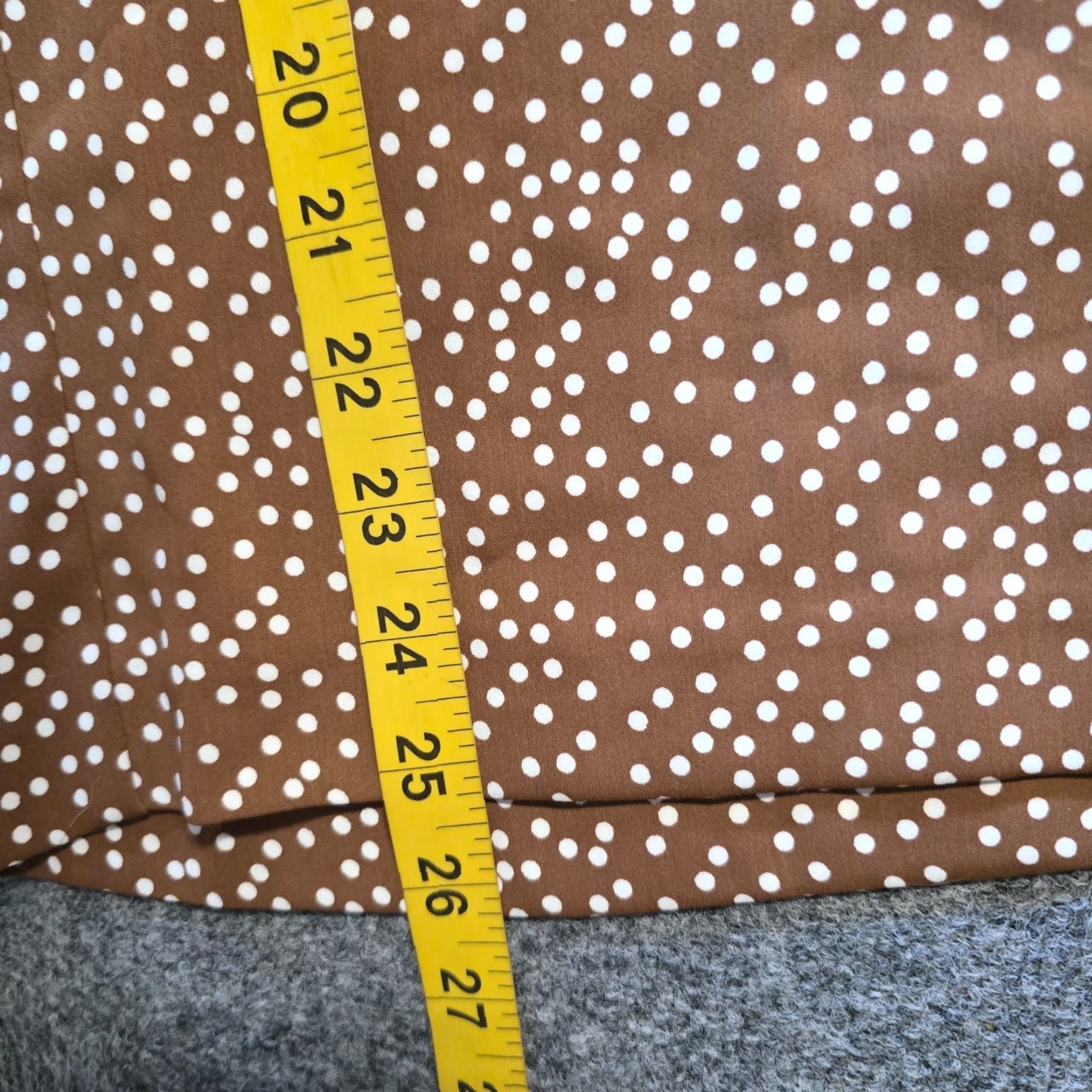 J. Jill J Jill Pants Womens Medium Brown Polka Dot Crop Capri Wide Leg Pull On Casual Pants Size 24" / US 00 / IT 34 - 7 Thumbnail