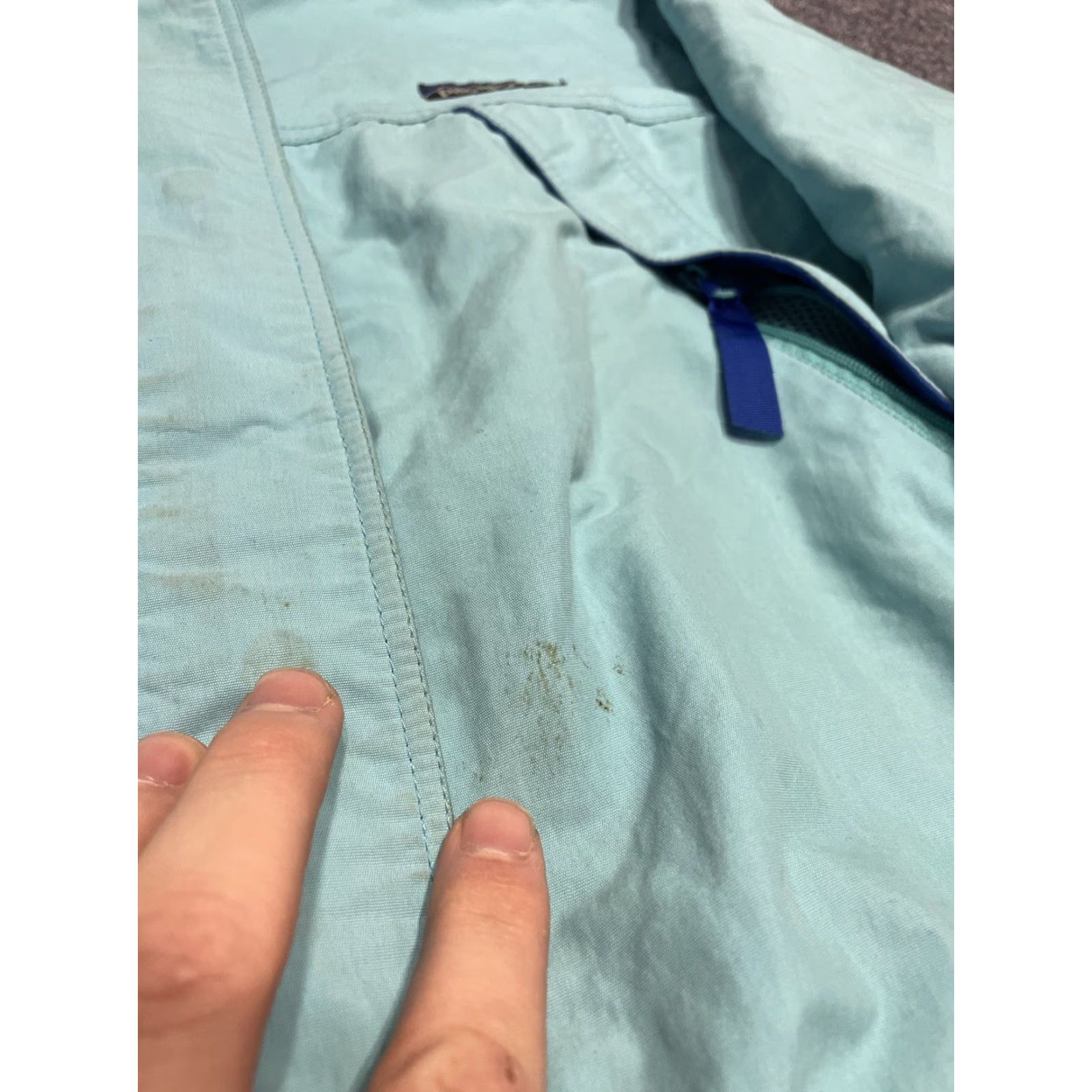 Patagonia VINTAGE Patagonia Women's Jacket Hooded Nylon 90s Blue XS? 10? Size L / US 10 / IT 46 - 2 Thumbnail