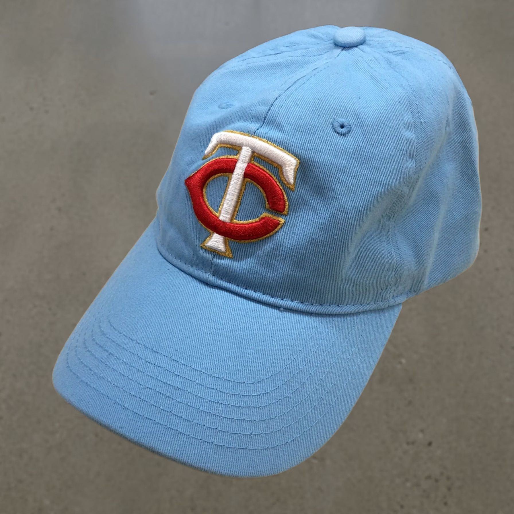 Twins Minnesota Twins Melonwear Baseball Hat Mens Blue OS Curved Brim Embroidered Logo Size ONE SIZE - 1 Thumbnail