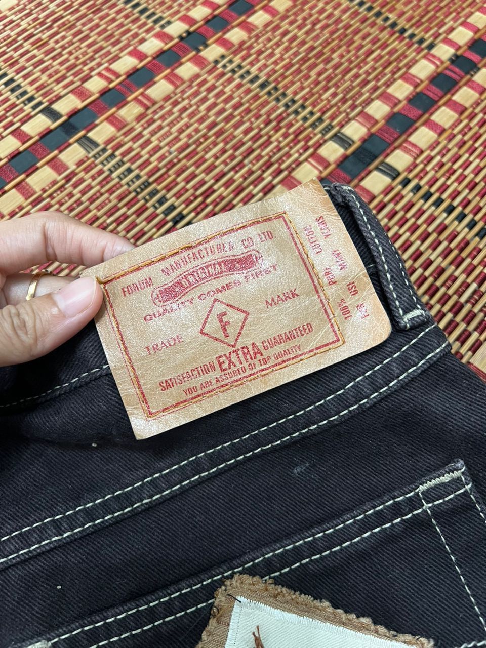 Hysteric Glamour × Japanese Brand Japanese Brand Forum Patchwork Jeans Size US 30 / EU 46 - 12 Thumbnail