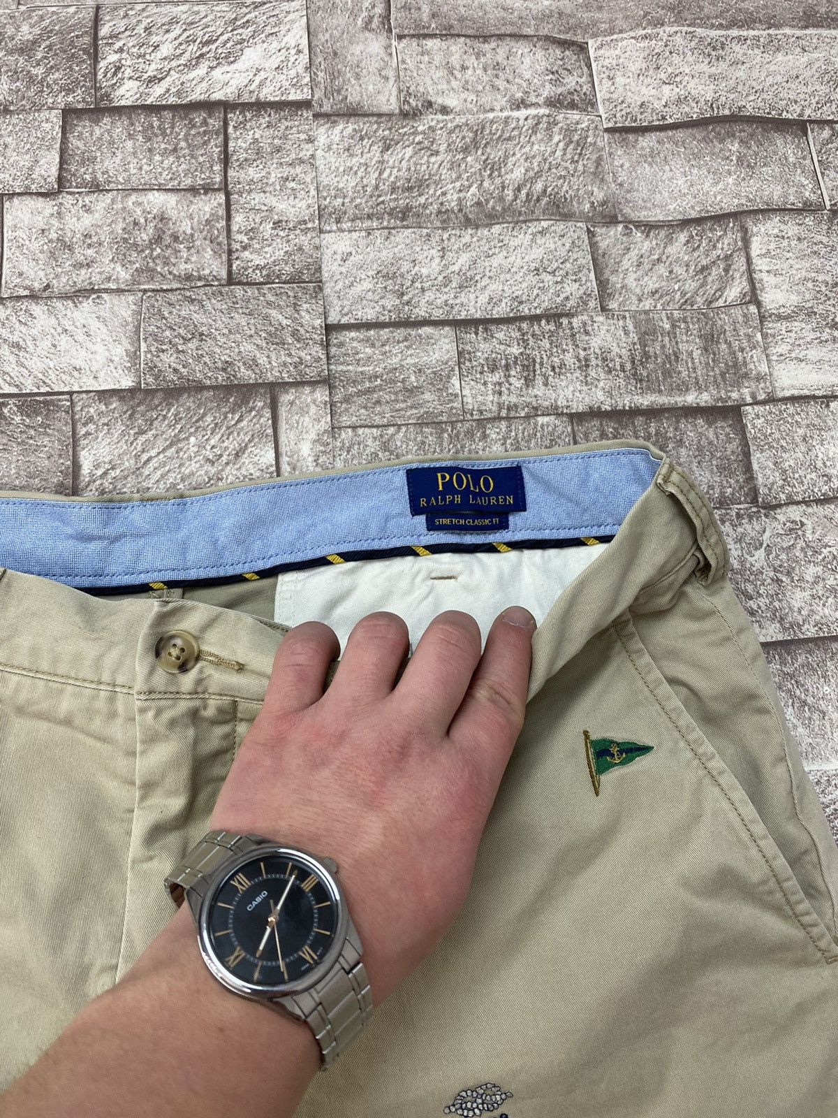 Polo Ralph Lauren × Vintage Polo Ralph Lauren Stretch Classic Fit The Polo Chino 36 Size US 36 / EU 52 - 3 Thumbnail