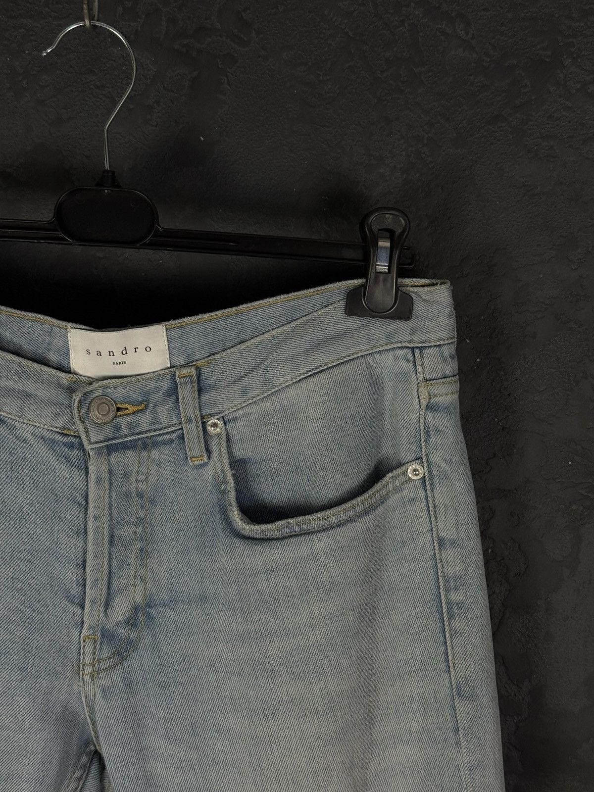 Sandro Sandro Paris Etroit Luxury Men's Denim Jeans Size 31 Size US 31 - 4 Thumbnail