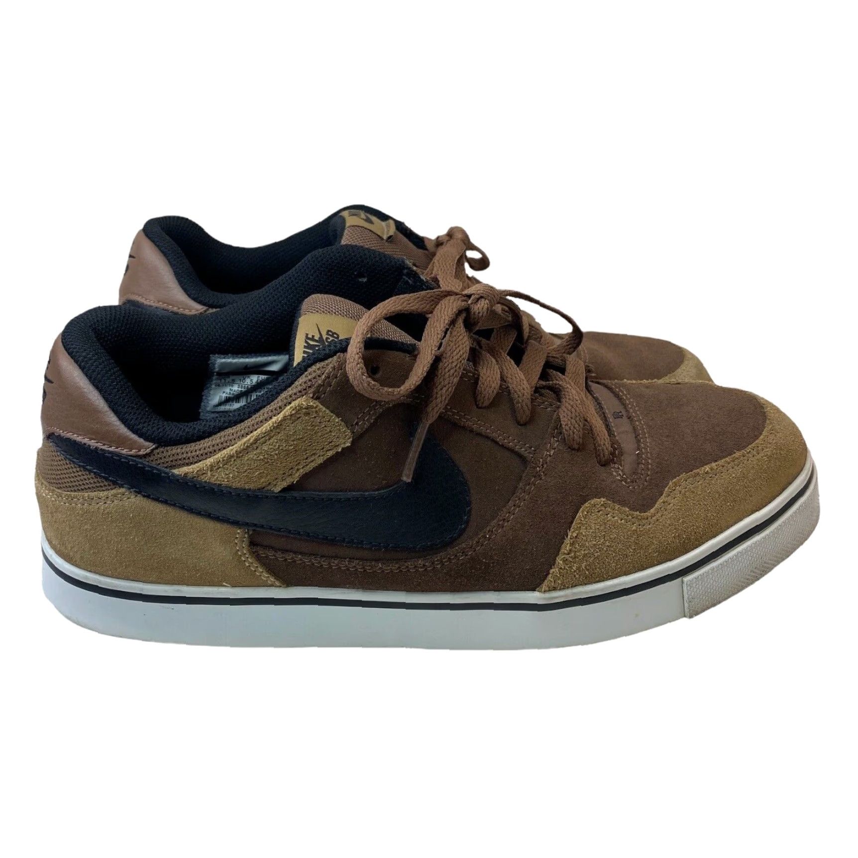 Nike VINTAGE Nike Zoom Air SB Paul Rodriguez 2.5 Sneakers Adult 11.5 Medium Brown Suede Skateboarding Mens Size US 11 / EU 44 - 7 Thumbnail