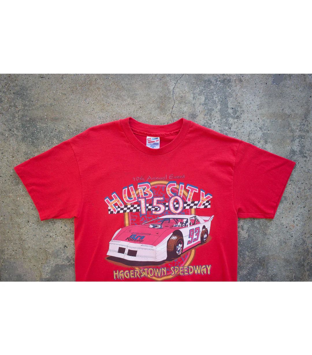 Vintage 1993 Vintage Hub City 150 T-Shirt Size US L / EU 52-54 / 3 - 3 Thumbnail