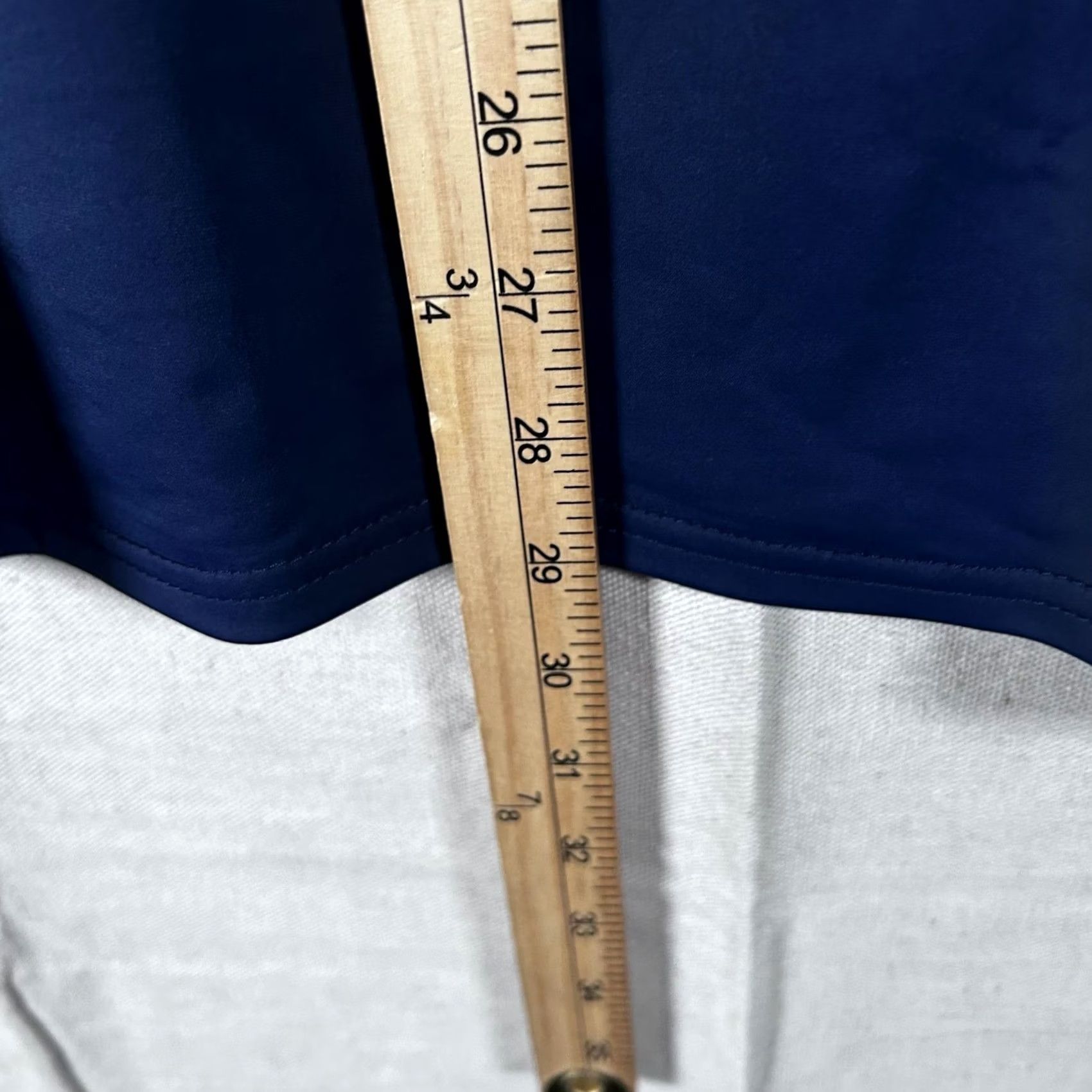 Vintage Tom Baine Mens Large Navy Blue 1/4 Zip Polo Shirt Short Sleeve Performance Shirt Golf Size US L / EU 52-54 / 3 - 4 Thumbnail