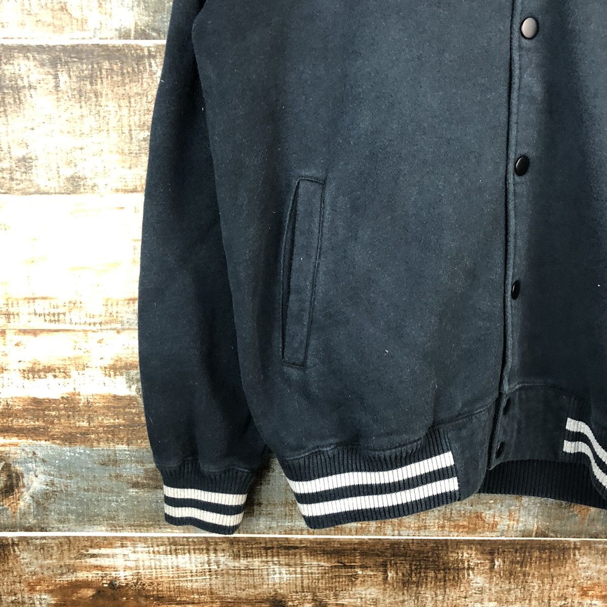 Japanese Brand DL Rad Sally skull Bombers varsity sweater Jacket #A2451 Size US M / EU 48-50 / 2 - 8 Thumbnail