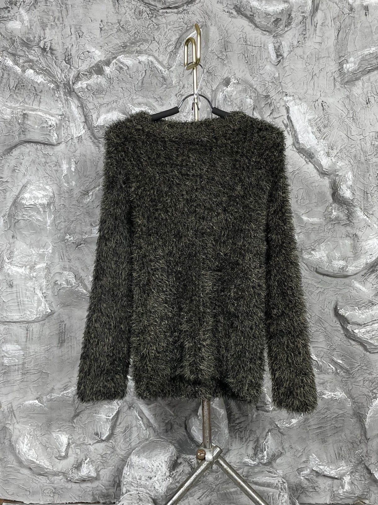 20471120 × Beauty Beast × Japanese Brand Y2K Grass Mohair Sweater Japanese Fur Marni Style Size US M / EU 48-50 / 2 - 3 Thumbnail