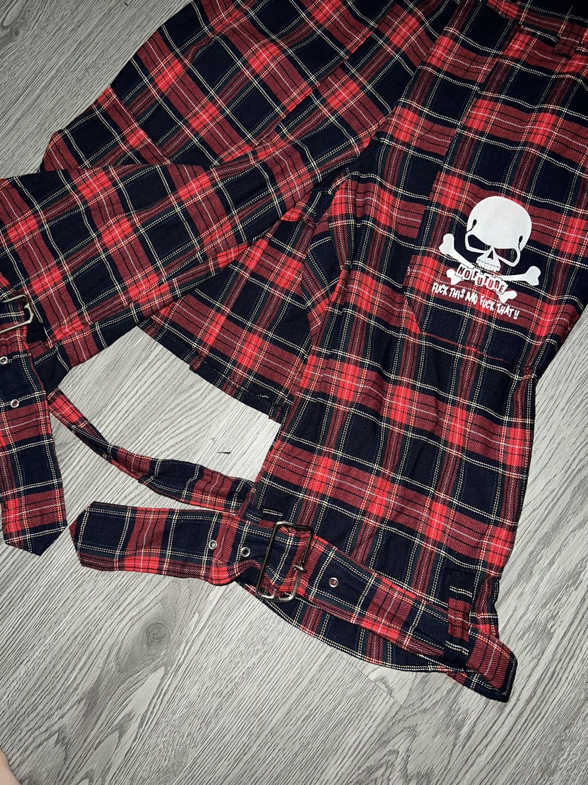 Boy London RARE NO FUTURE BONDAGE PUNK PANTS WITH SKIRT👹 Size 28" / US 6 / IT 42 - 8 Thumbnail