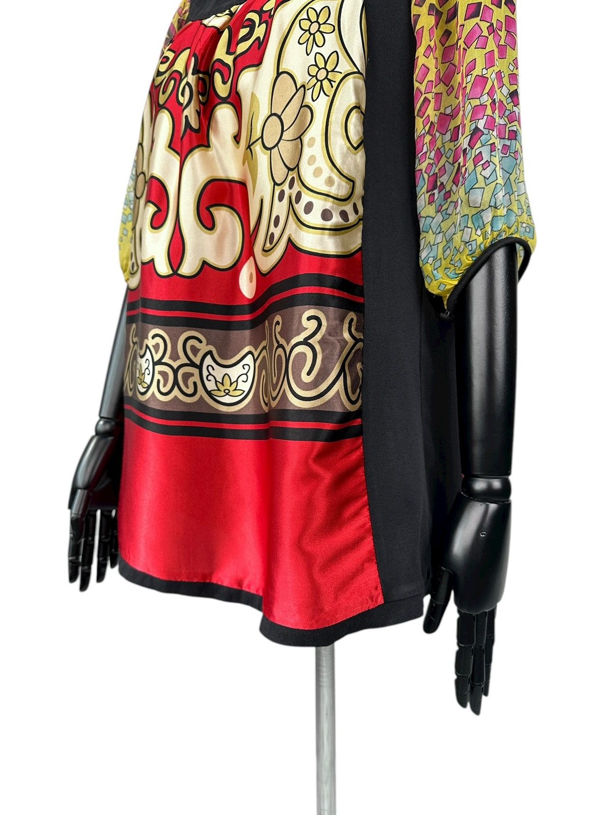 Stella McCartney Stella McCartney 100% Silk Multicolor Blouse Shirt Size M / US 6-8 / IT 42-44 - 4 Thumbnail