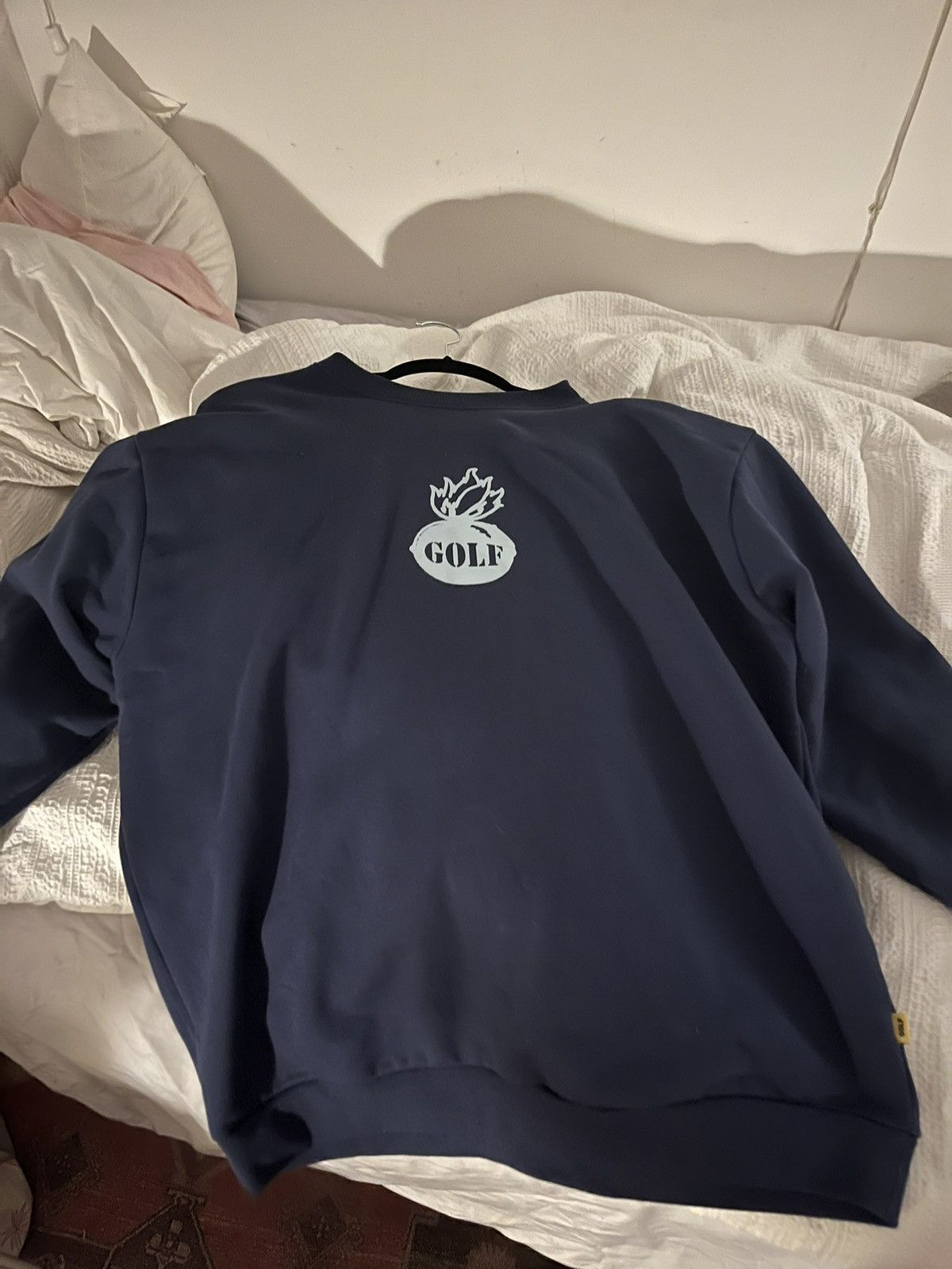 Golf Wang GOLF orange and navy blue puffer/blue crewneck BUNDLE Size US XL / EU 56 / 4 - 4 Thumbnail