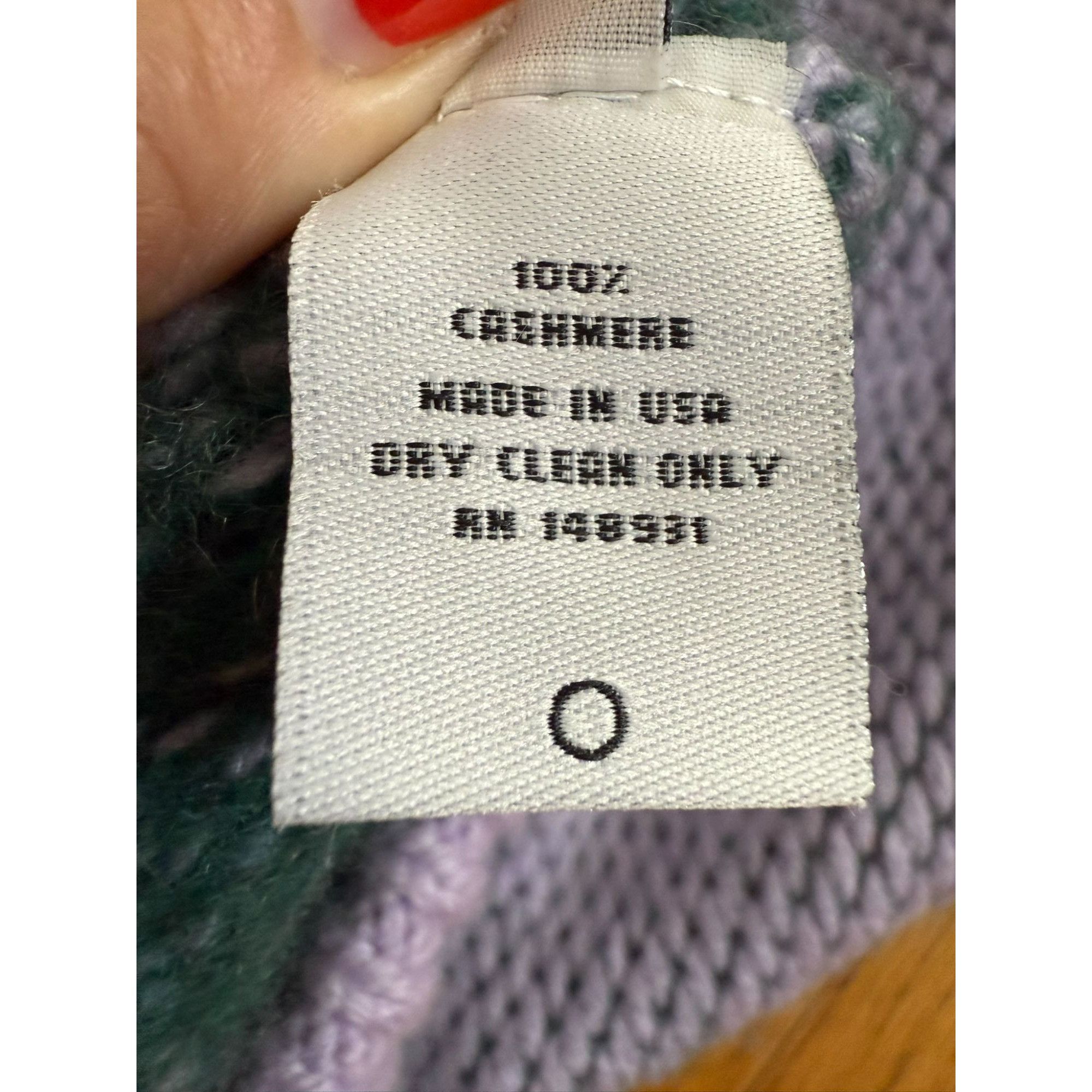 The Elder Statesman The Elder Statesman Women’s Cashmere Sweatpants – Lilac & Fo Size 29" - 7 Thumbnail