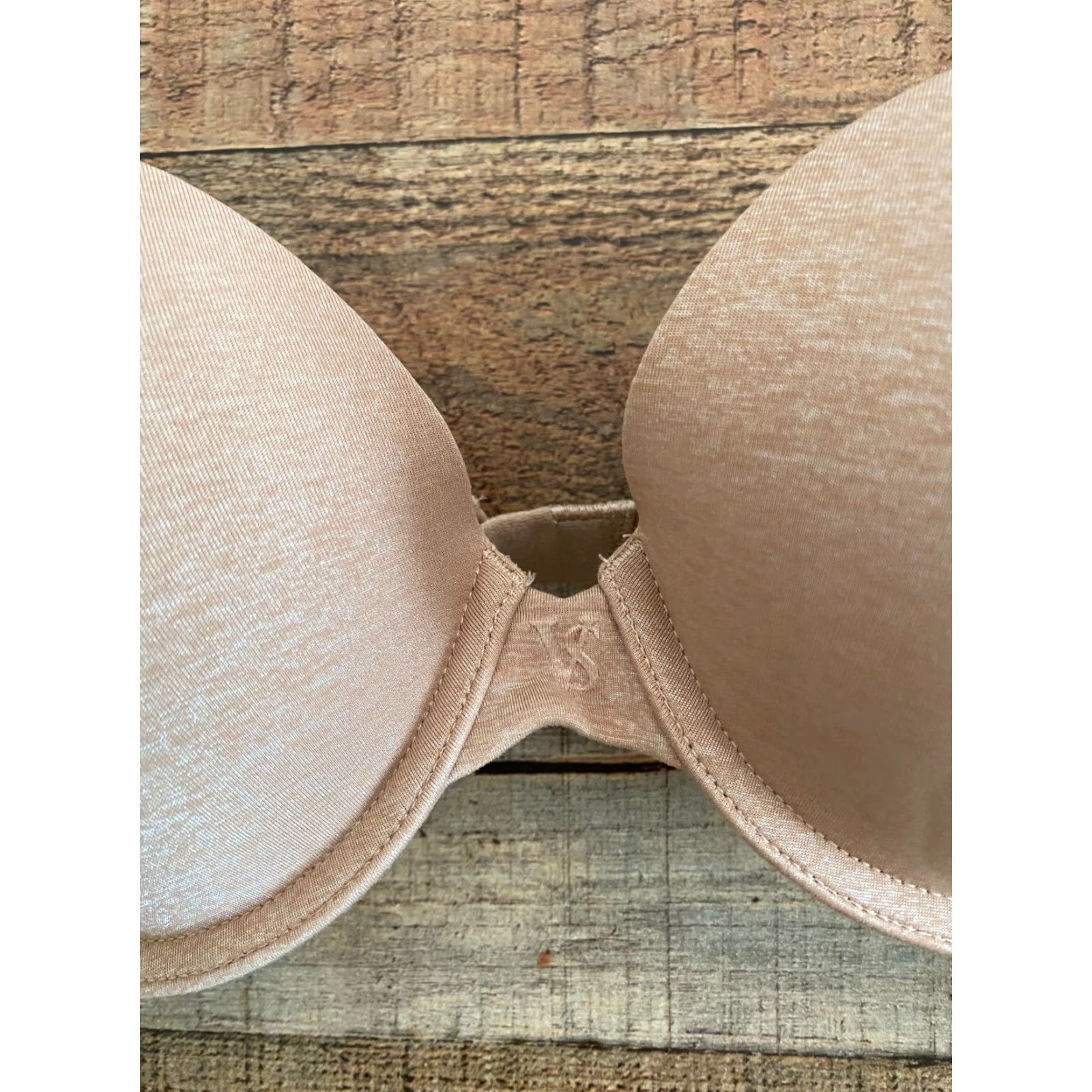Victoria's Secret Victoria's Secret Padded Perfect Coverage Bra 32D Tan Size ONE SIZE - 2 Thumbnail
