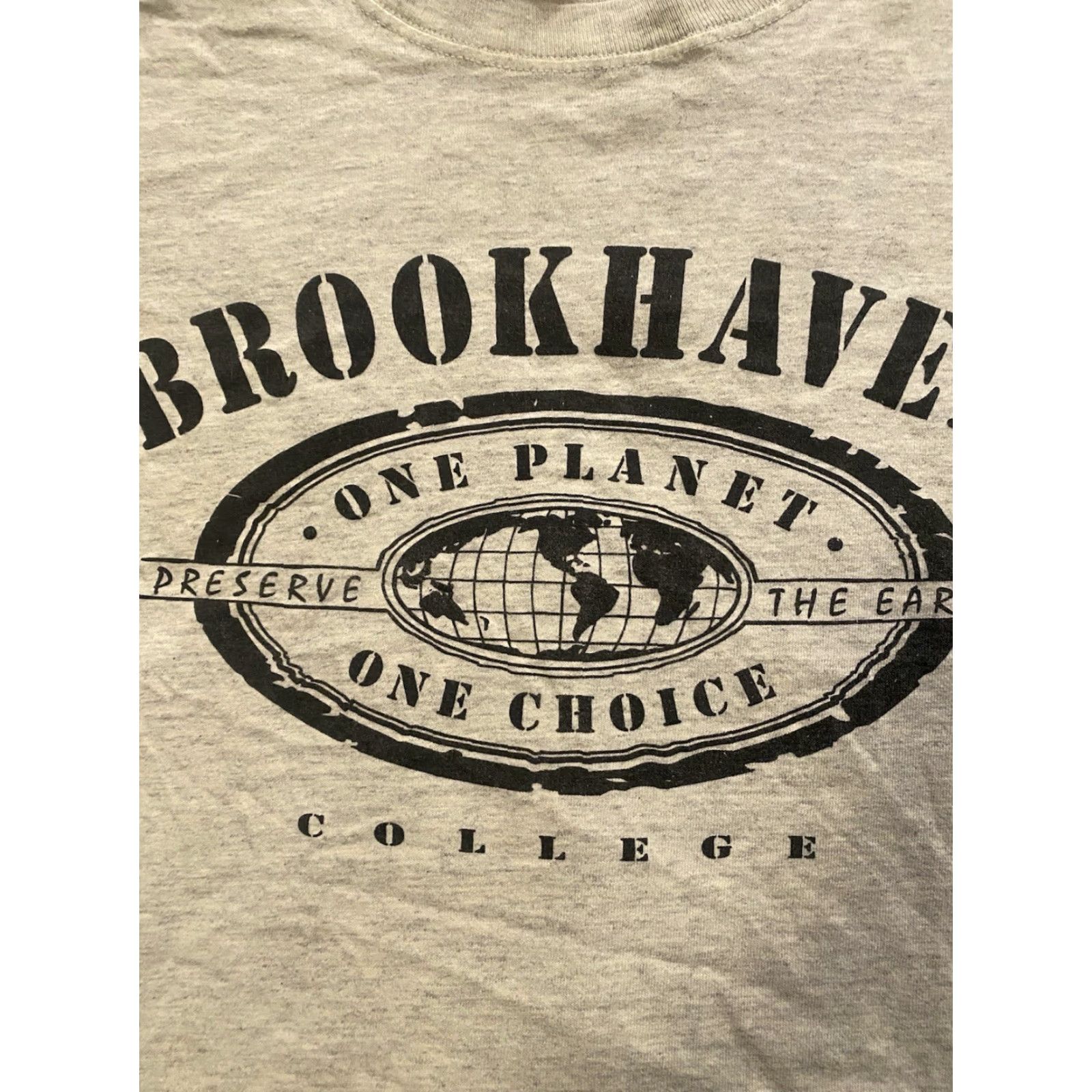 Vintage VINTAGE Gear For Sports T-Shirt Unisex Adults L Gray 90s College Nature USA Shirt Sesame? Size US L / EU 52-54 / 3 - 6 Thumbnail