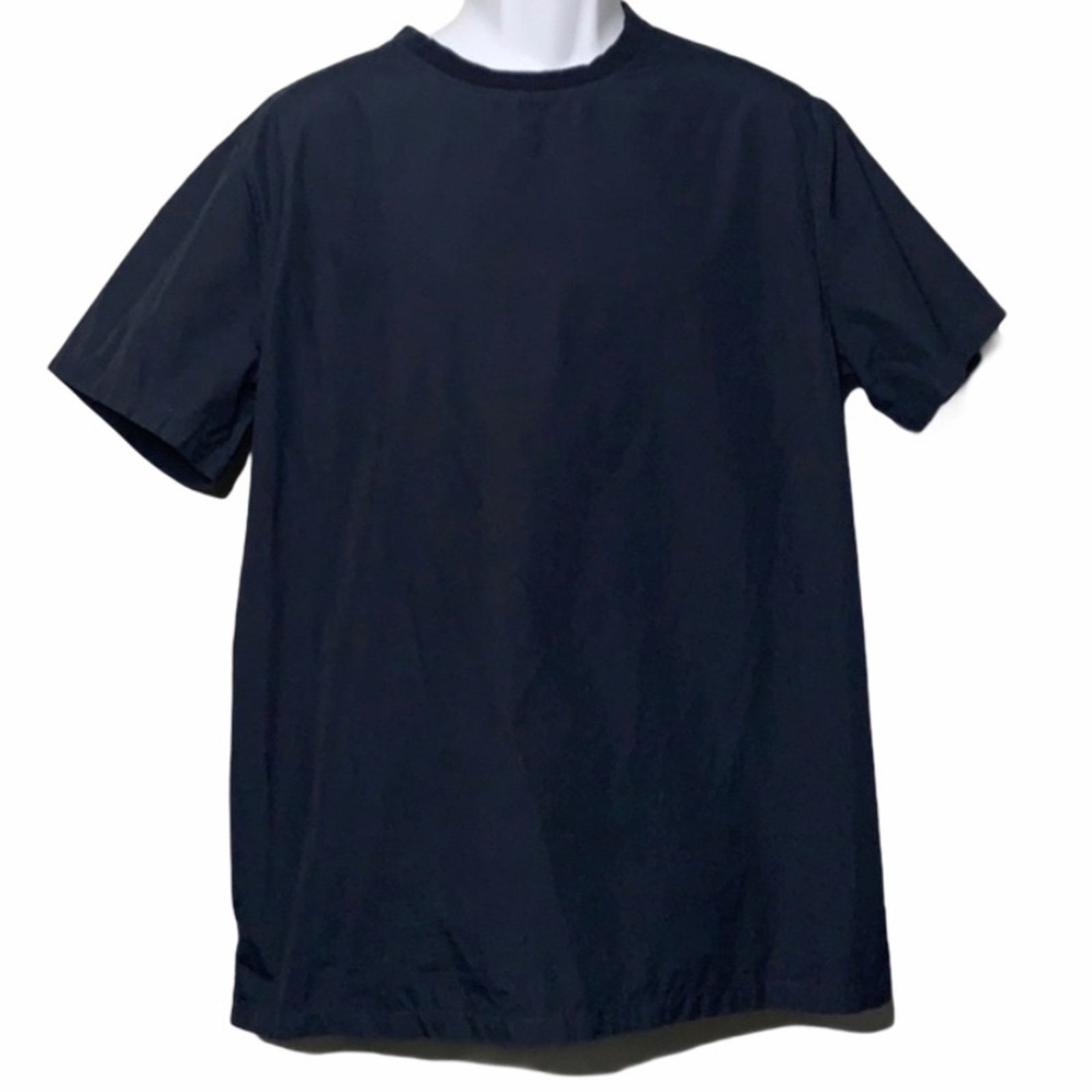 The Rail The Rail Navy Blue Cotton Short Sleeve T-Shirt Medium Mens Size US M / EU 48-50 / 2 - 1 Thumbnail