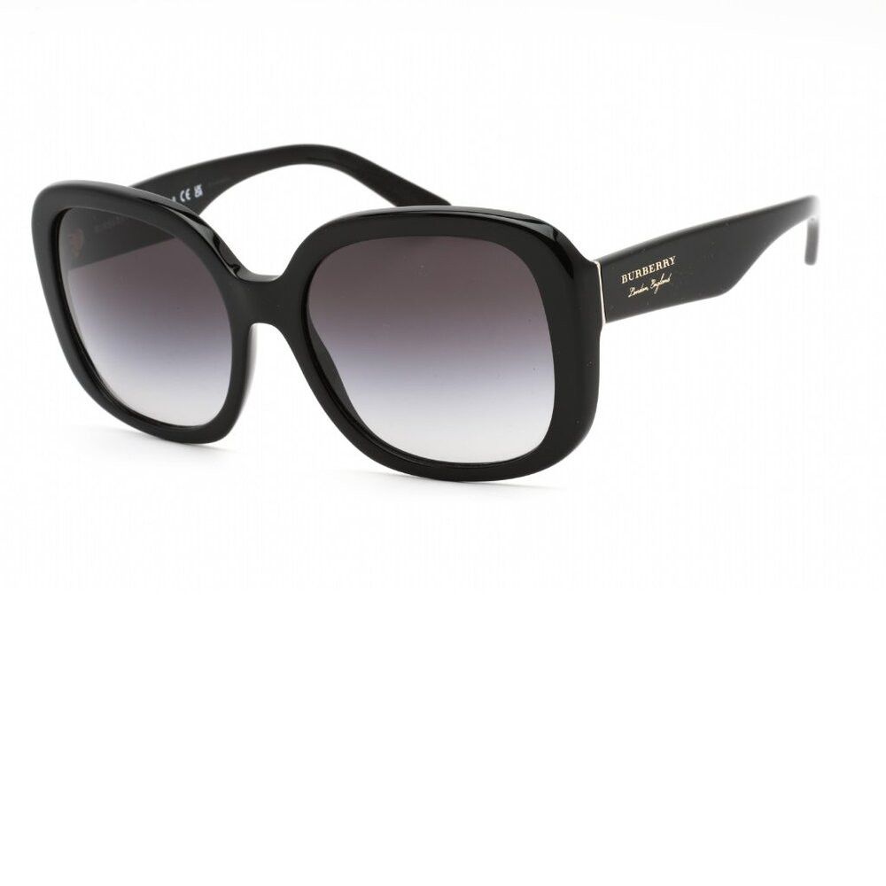 image of Burberry Black Frame Sunglasses In Box, Women's
