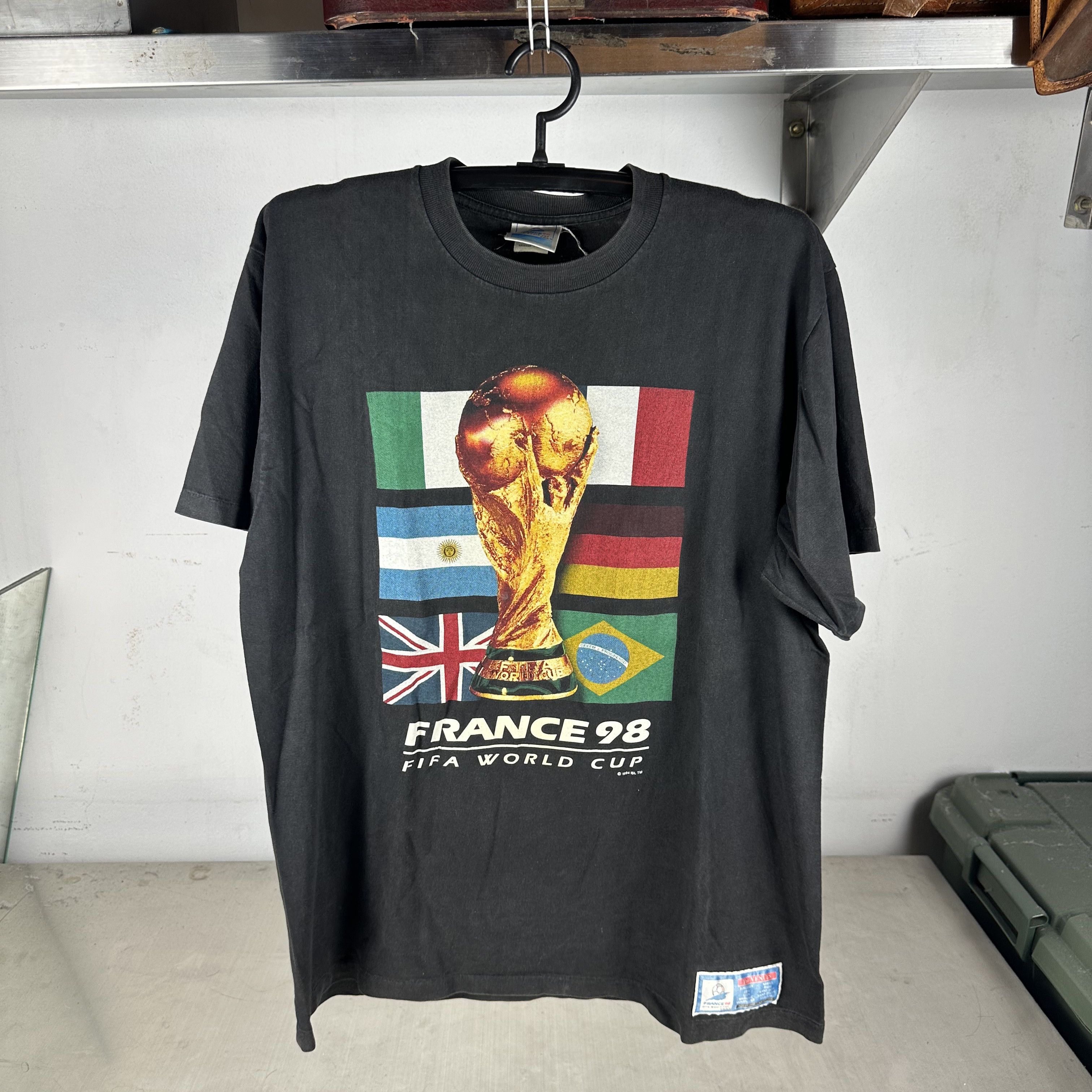 Adidas × Vintage Vintage ADIDAS FRANCE 98 Football World Cup T