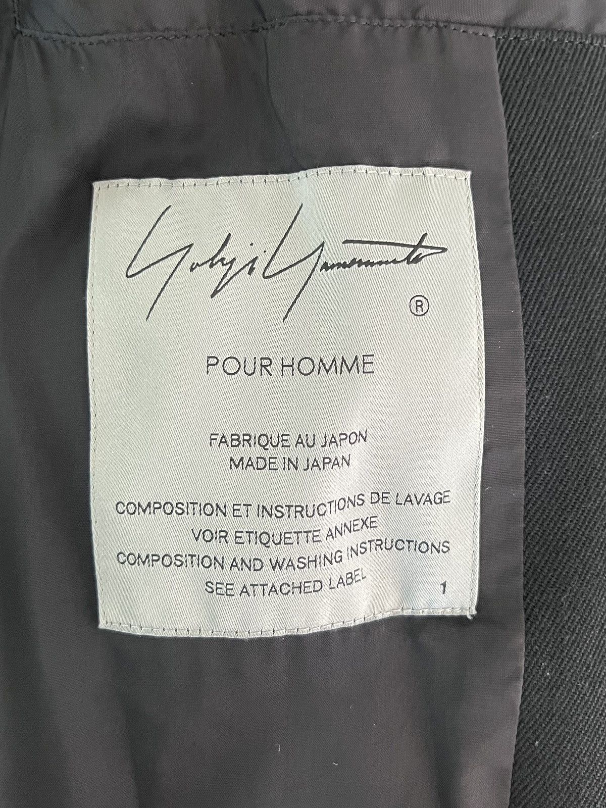 Yohji Yamamoto Yohji Yamamoto Pour Homme - Gabardine 5 Pocket Long Jacket Size US S / EU 44-46 / 1 - 17 Thumbnail