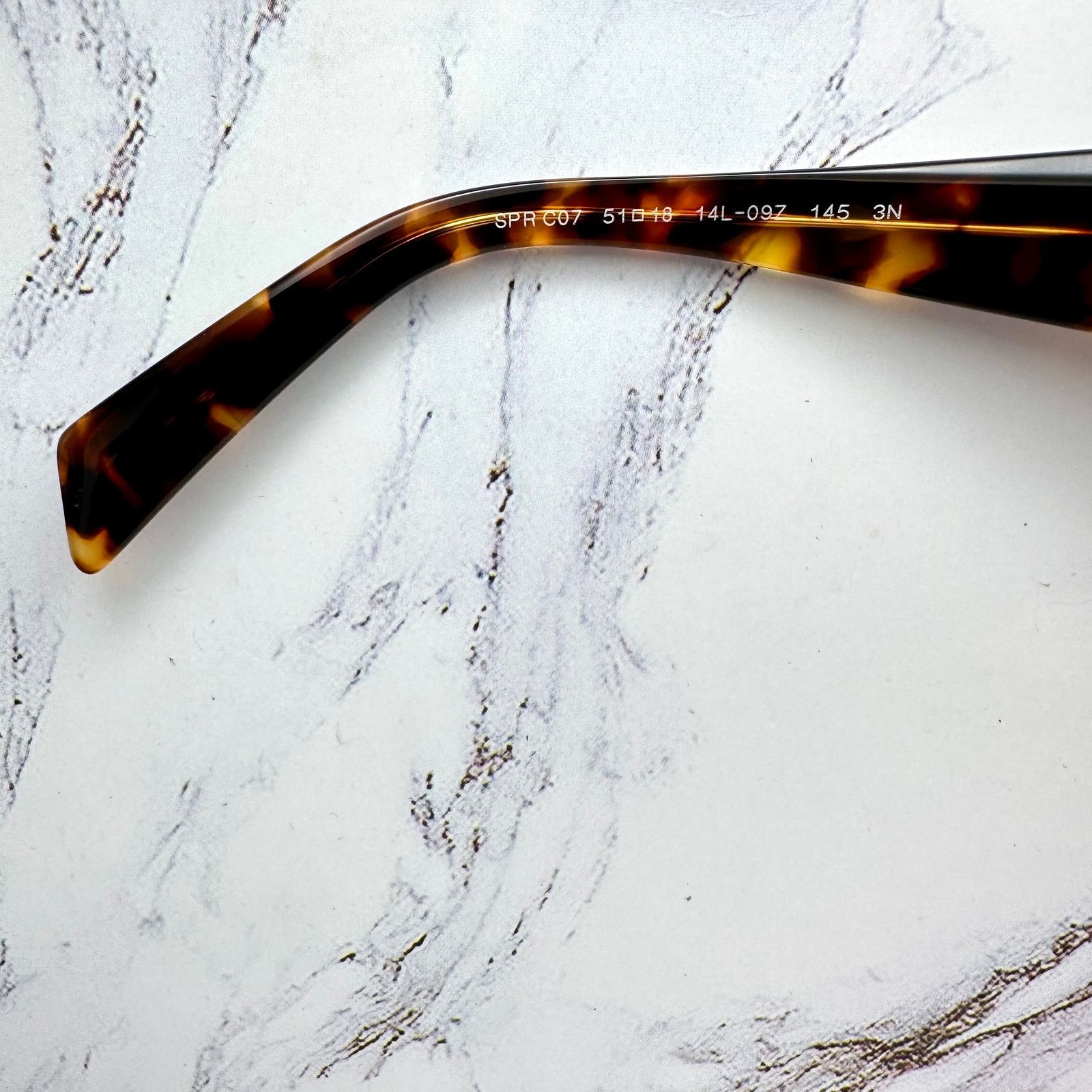Prada New PRADA Sunglasses Brown Tortoise Square Butterfly Size ONE SIZE - 21 Thumbnail