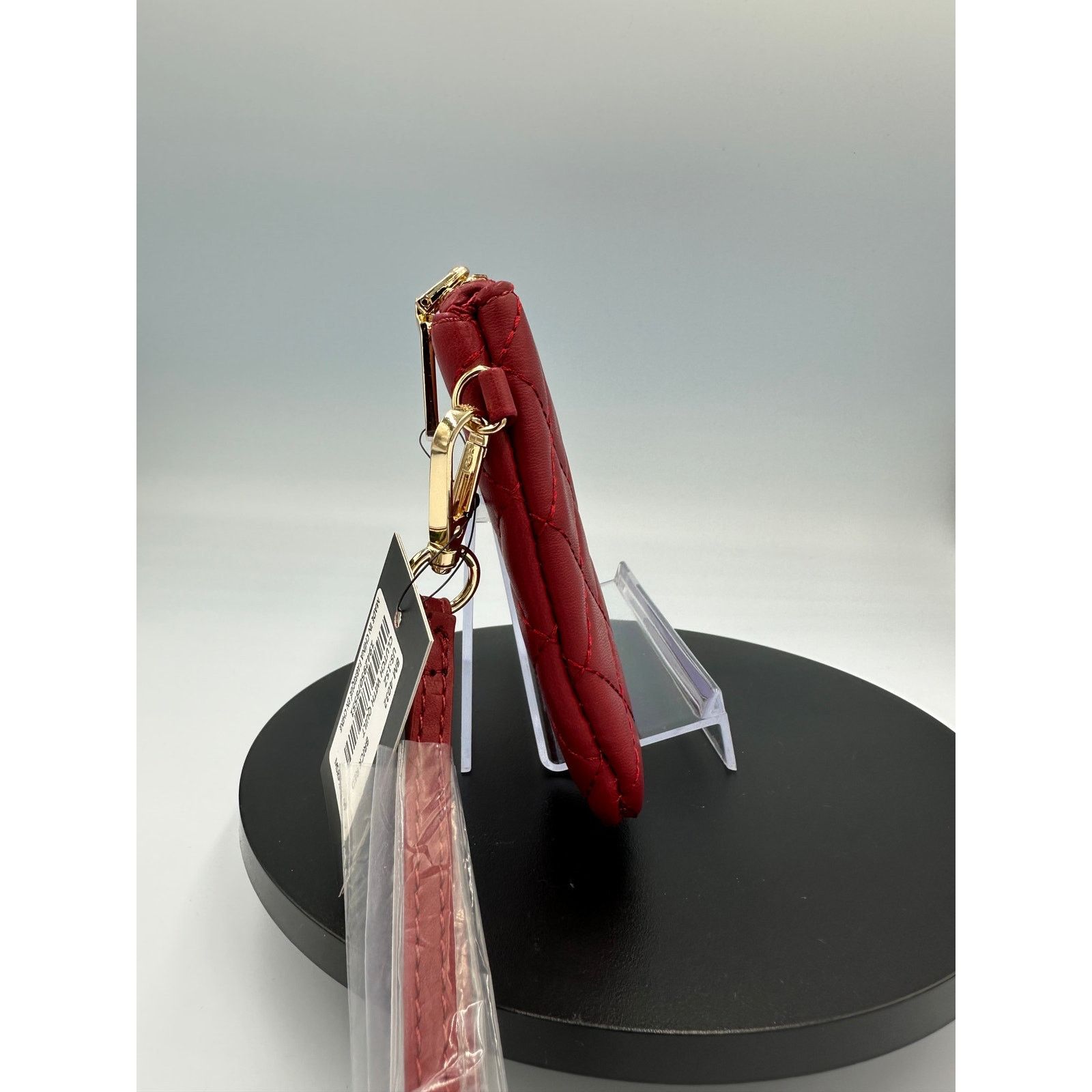 Badgley Mischka Badgley Mischka Quilted Clutch - Brick Red Size ONE SIZE - 7 Thumbnail