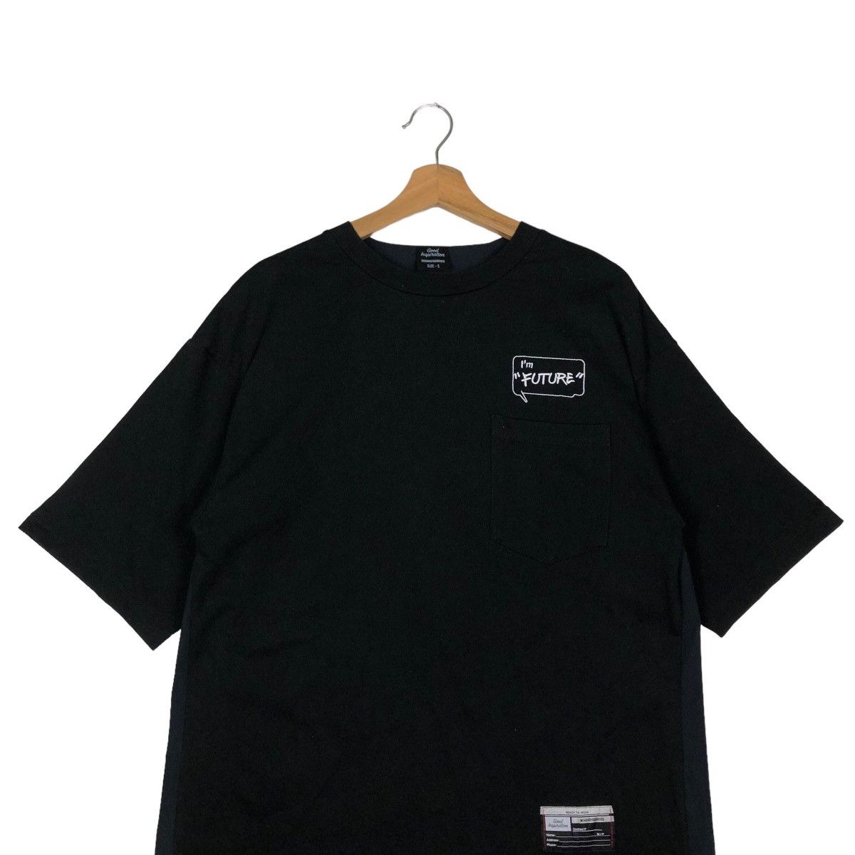 Maison MIHARA YASUHIRO 🔥Rich Black - Short Sleeve Oversized T-Shirt Big Logo Size US S / EU 44-46 / 1 - 2 Thumbnail
