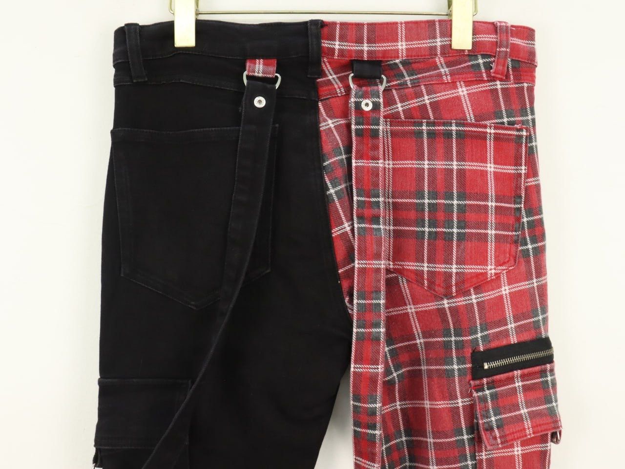 Japanese Brand Bondage Punk Tartan Plaid Hybrid Pant Size US 33 - 9 Thumbnail