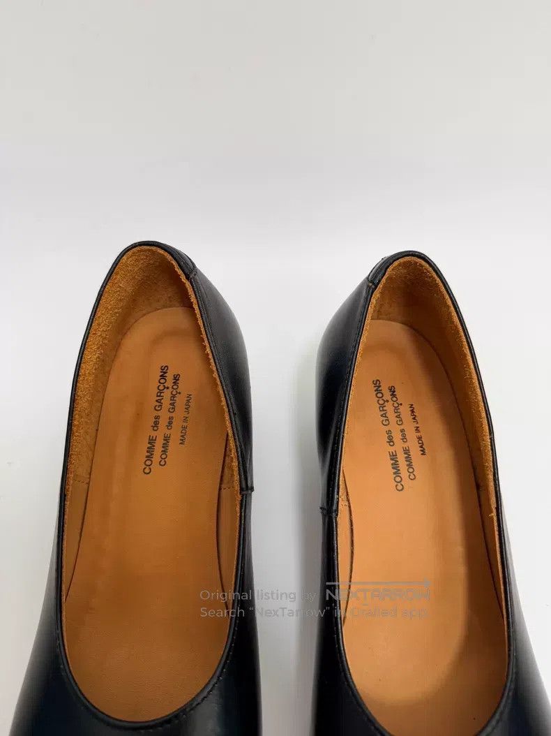 Comme des Garcons Comme des Garcons Black Leather Shoes Size US 7.5 / IT 37.5 - 7 Thumbnail