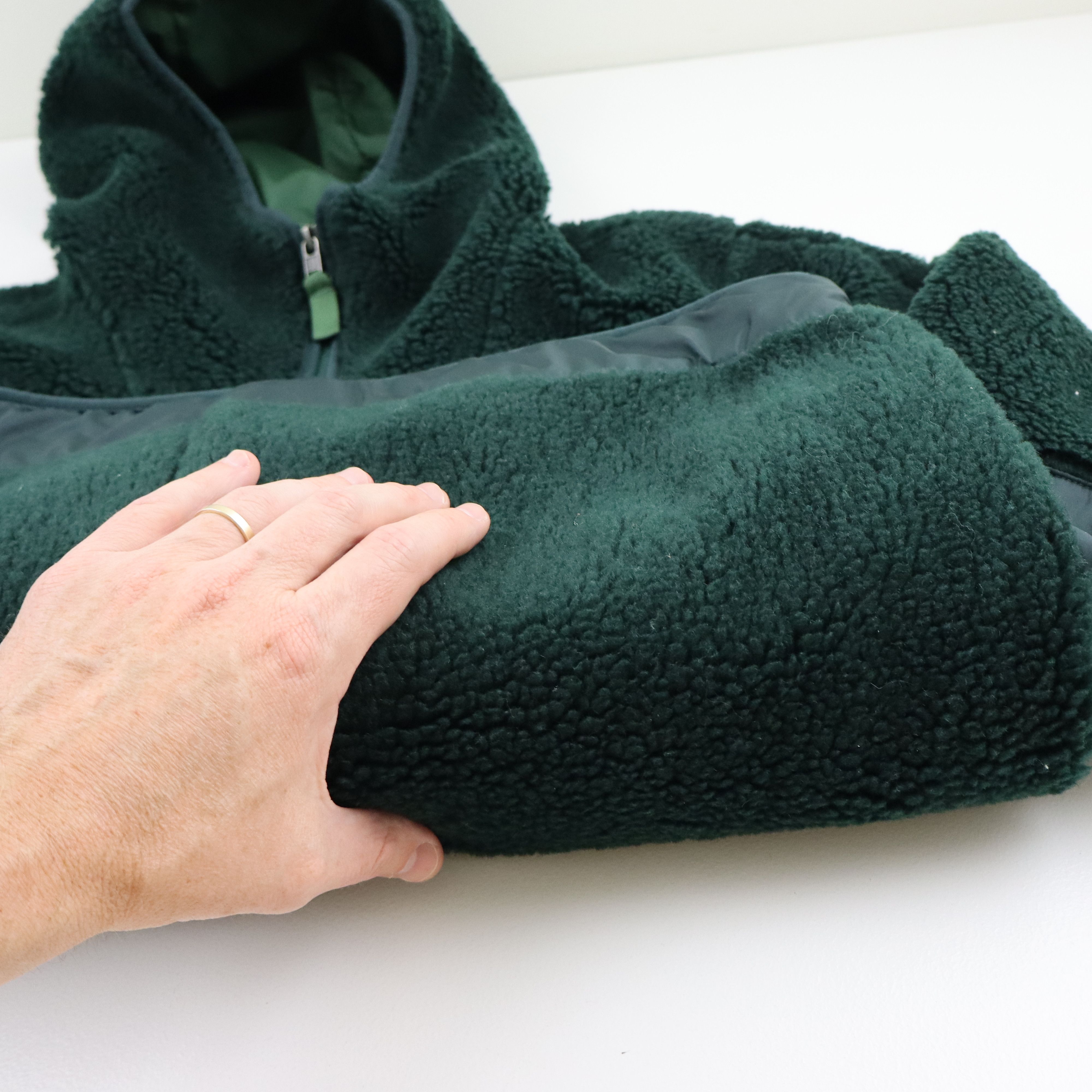 Arc'teryx × Patagonia Patagonia Rhythm Deep Pile Retro X Fleece Hoody Jacket Green Size US S / EU 44-46 / 1 - 7 Thumbnail