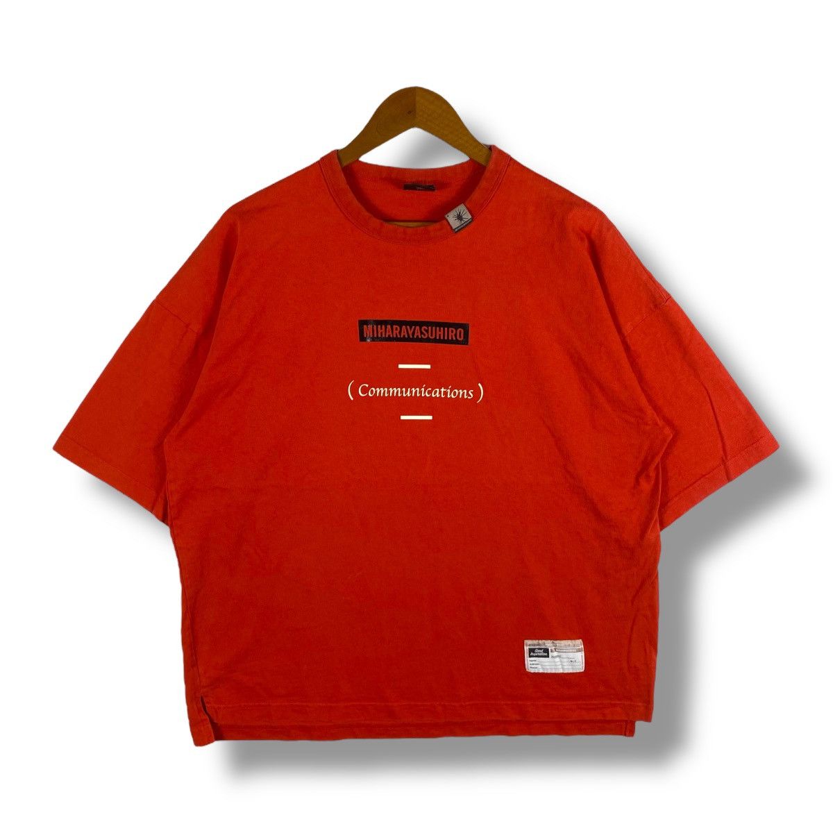 Japanese Brand × Maison MIHARA YASUHIRO MIHARAYASUHIRO Good Inspiration Communications Tee Shirt Size US L / EU 52-54 / 3 - 1 Thumbnail