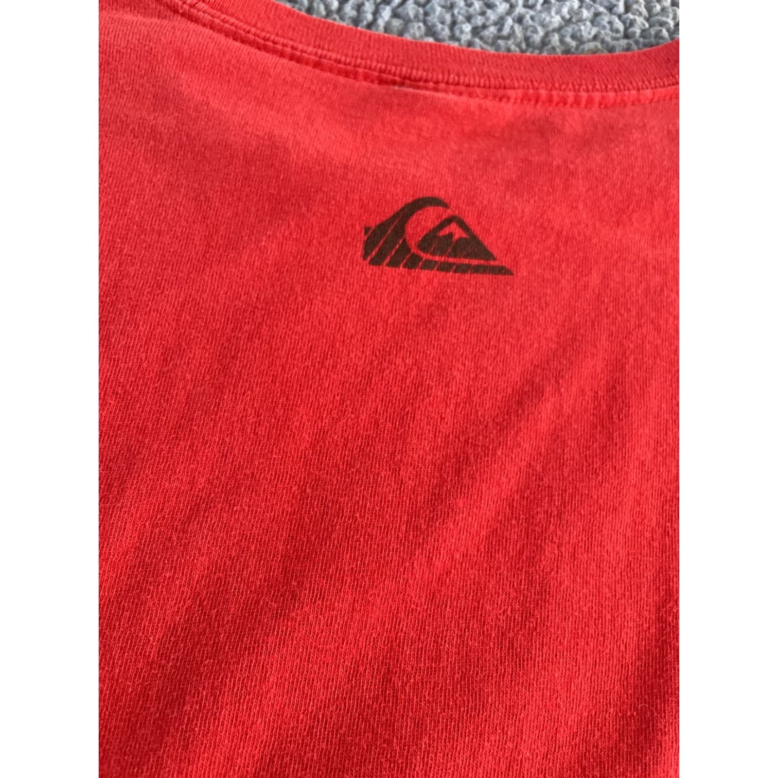Quiksilver VINTAGE Quicksilver T-Shirt Shirt Red M Men's Short Sleeve 90s Sports Surfing Skateboarding Cotton Cut Medium Tag Size US M / EU 48-50 / 2 - 5 Thumbnail