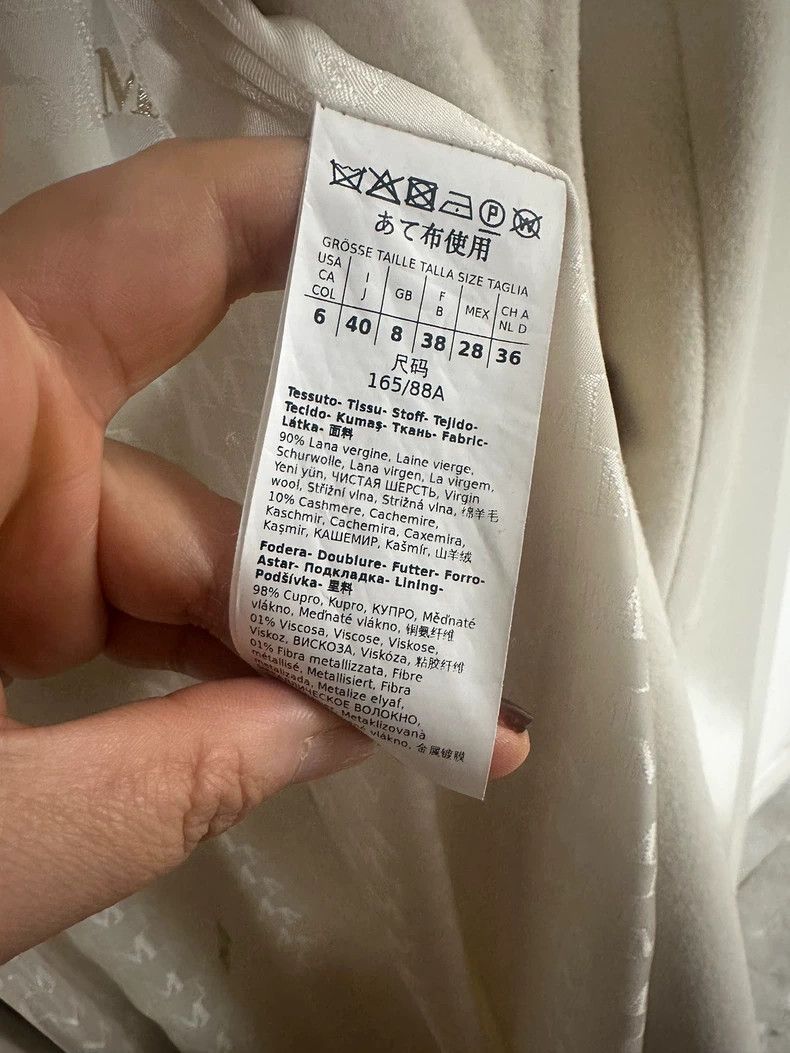 Max Mara Max Mara 101801 White Size L / US 10 / IT 46 - 6 Thumbnail