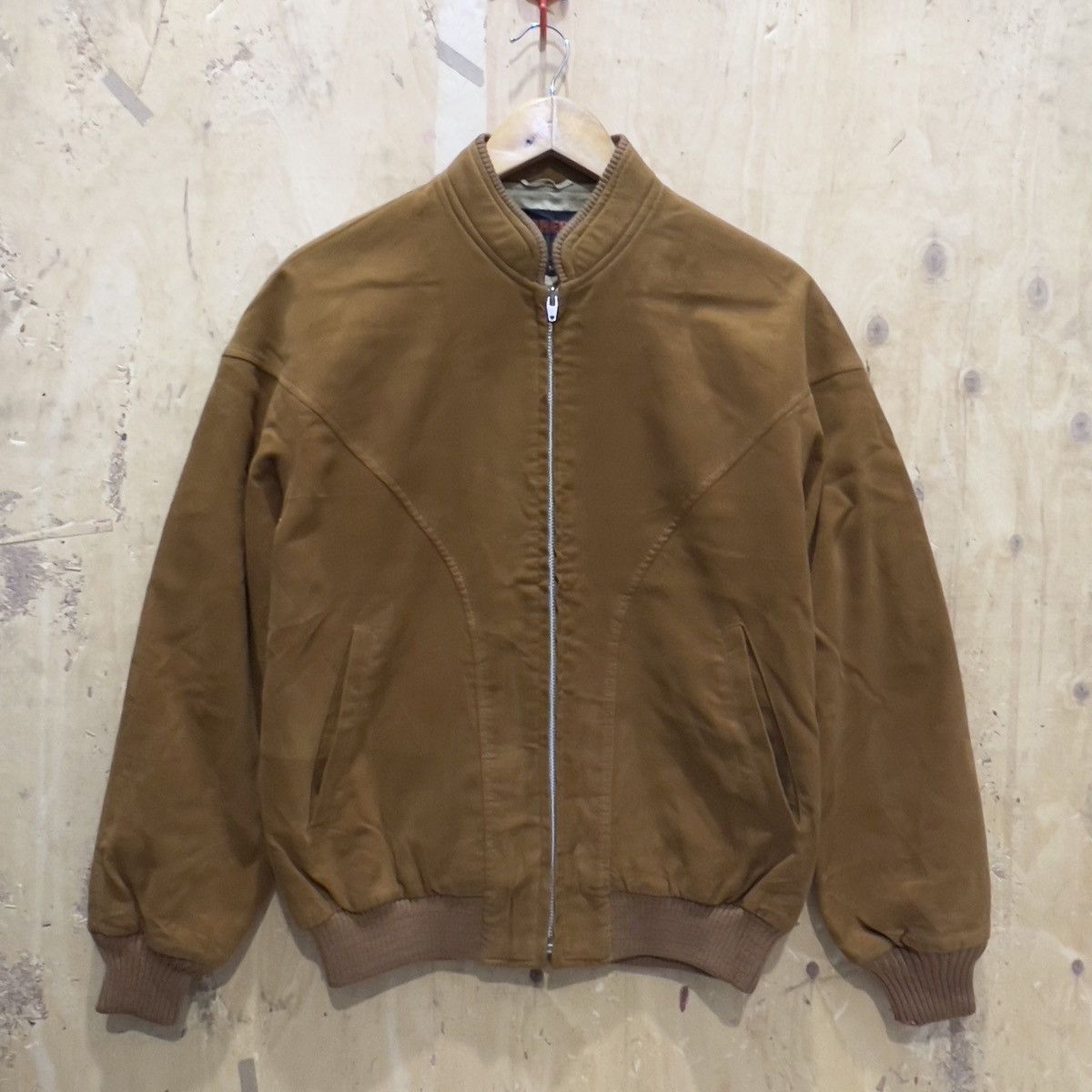 image of Mcgregor Bomber Jacket in Brown, Men's (Size Medium)
