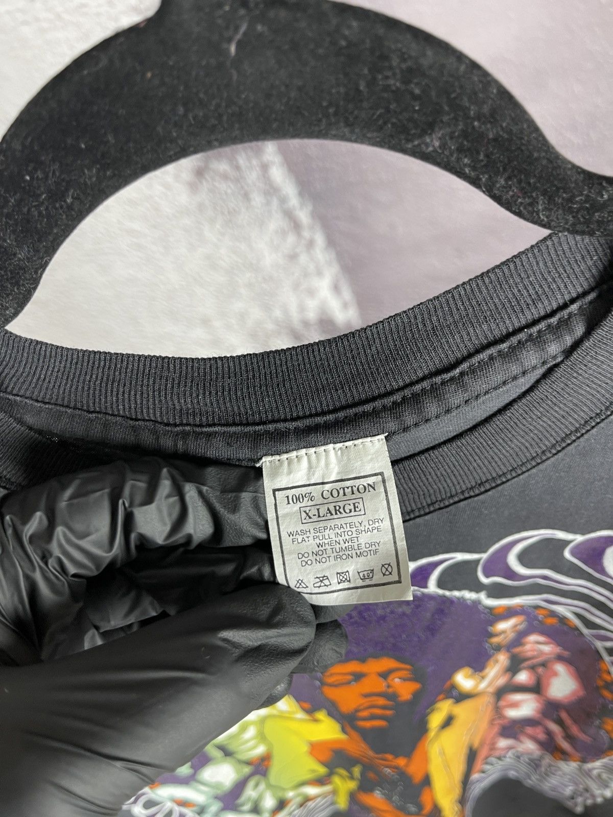 Band Tees Vintage 90s Jimi Hendrix single stitch band tee shirt Size US XL / EU 56 / 4 - 7 Thumbnail