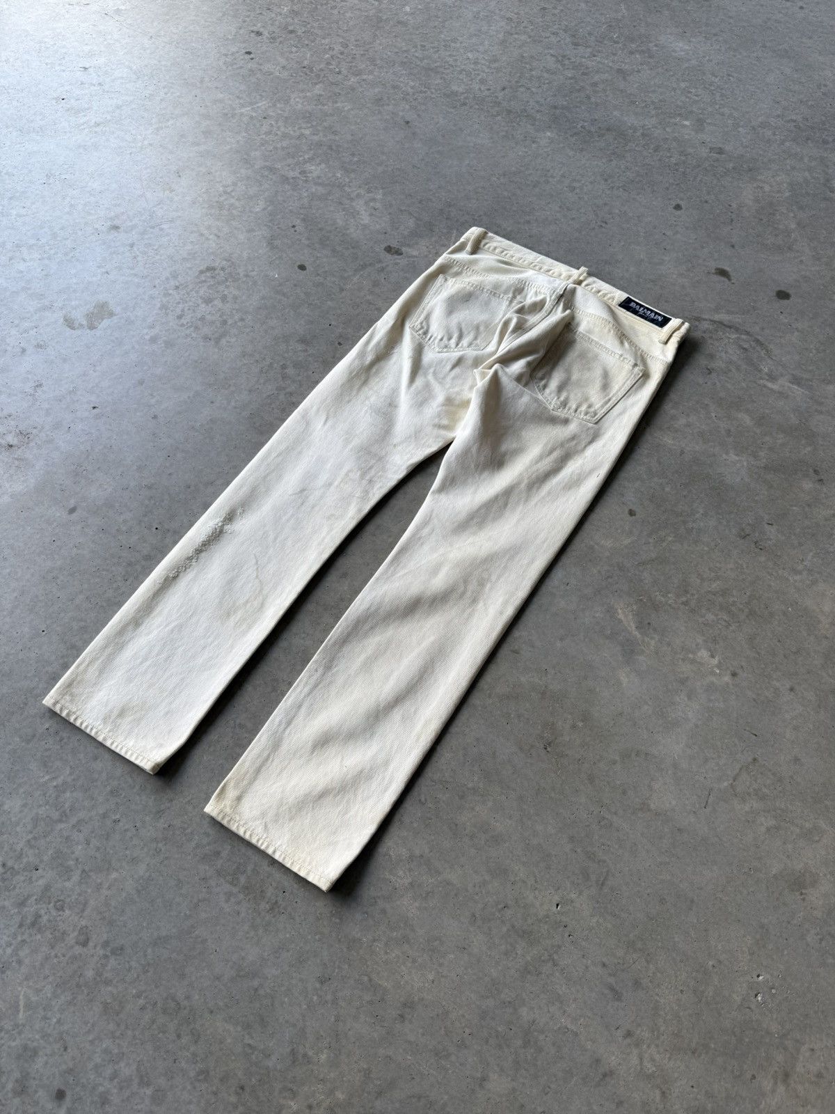 Balmain Balmain SS12 Dirty Wash Denim Size US 30 / EU 46 - 6 Thumbnail