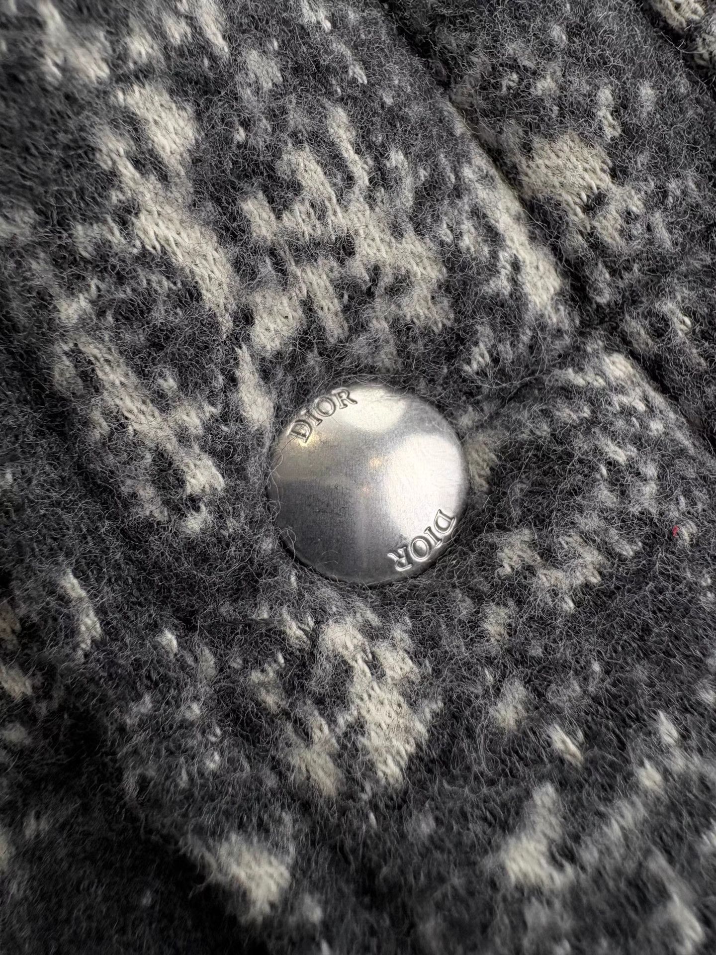 Dior DIOR Washed Grey Snowflake Padded Jacket K1 Size US M / EU 48-50 / 2 - 3 Thumbnail