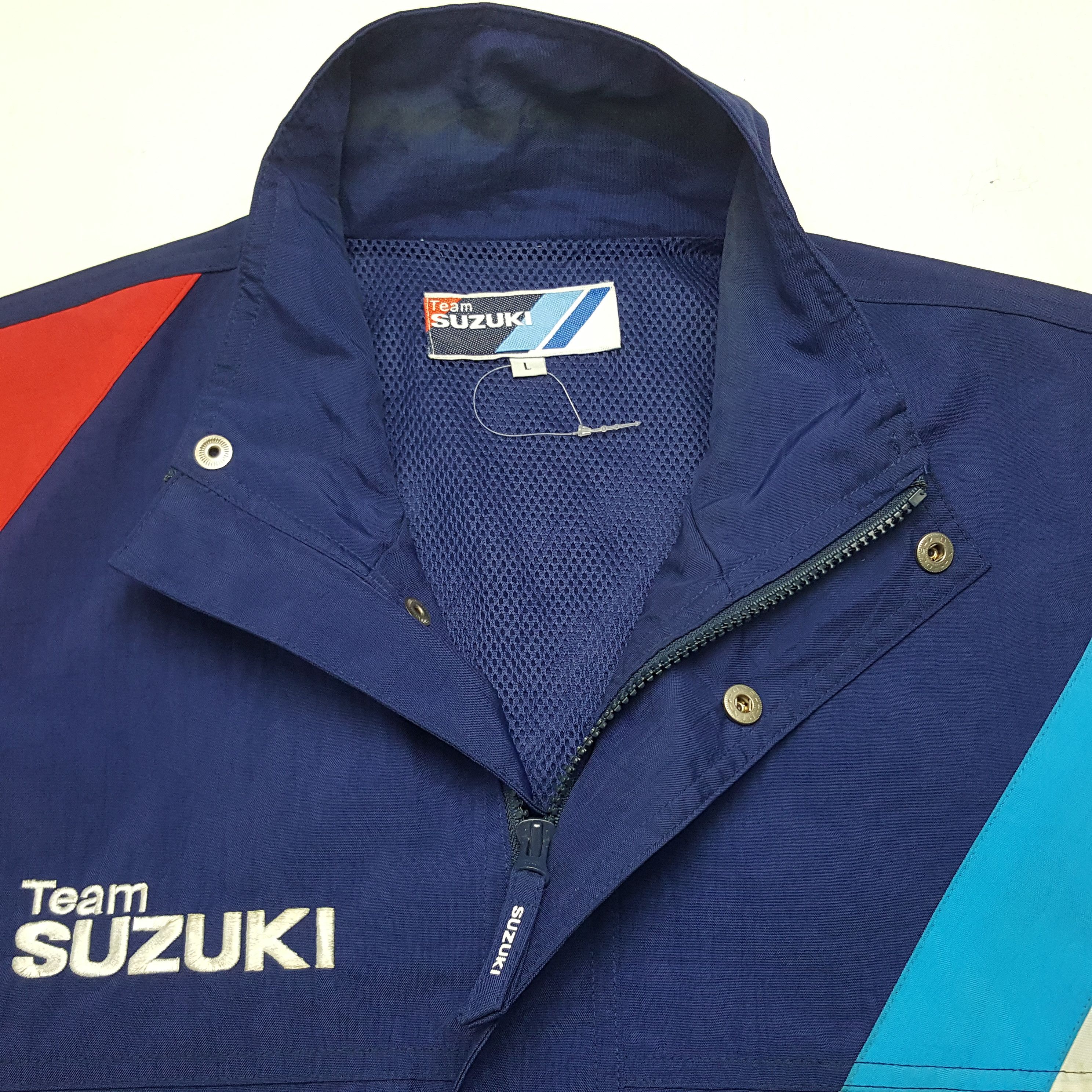 Japanese Brand × Vintage Vintage Team Suzuki Japanese Motorsports Jacket Size US XL / EU 56 / 4 - 5 Thumbnail