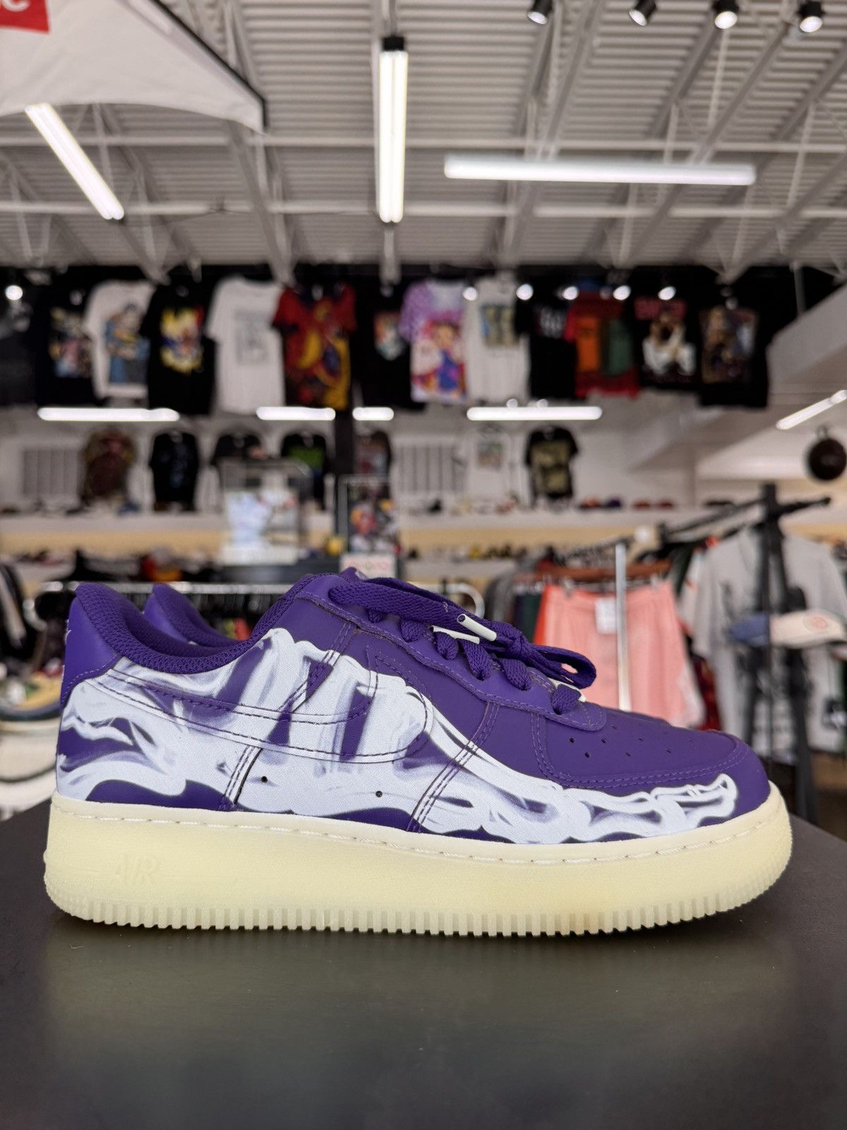 Nike Nike Air Force 1 Low ‘07 Purple Skeleton Size 6 (2021) Size US 6 / EU 39 - 6 Thumbnail