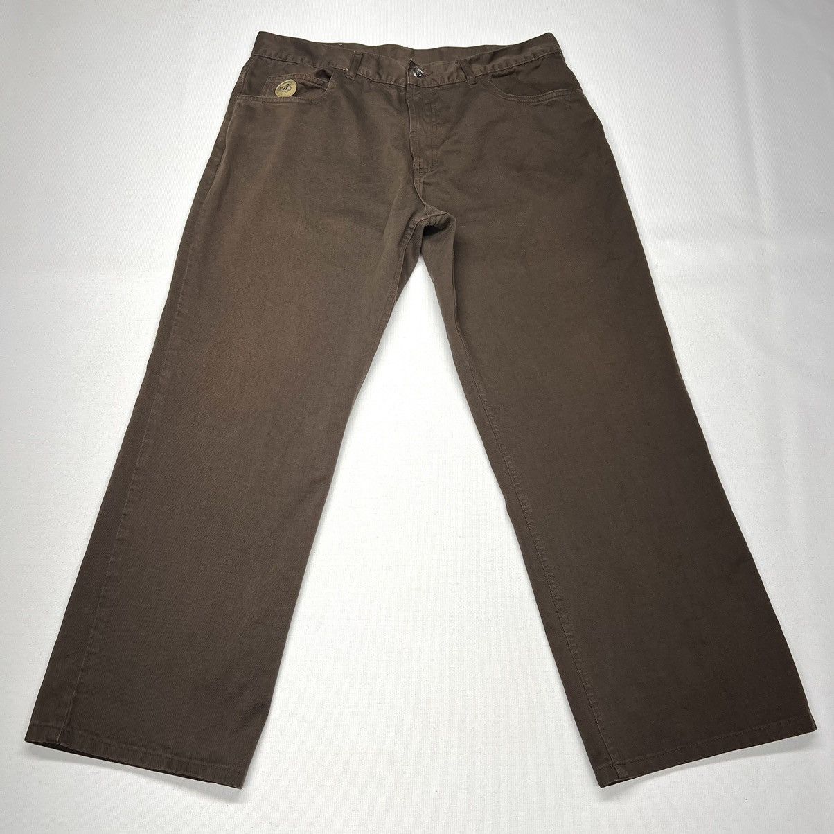 Vintage VTG Bruno Belloni Pants Brown Straight Fit Chino Europe Size US 36 / EU 52 - 1 Thumbnail
