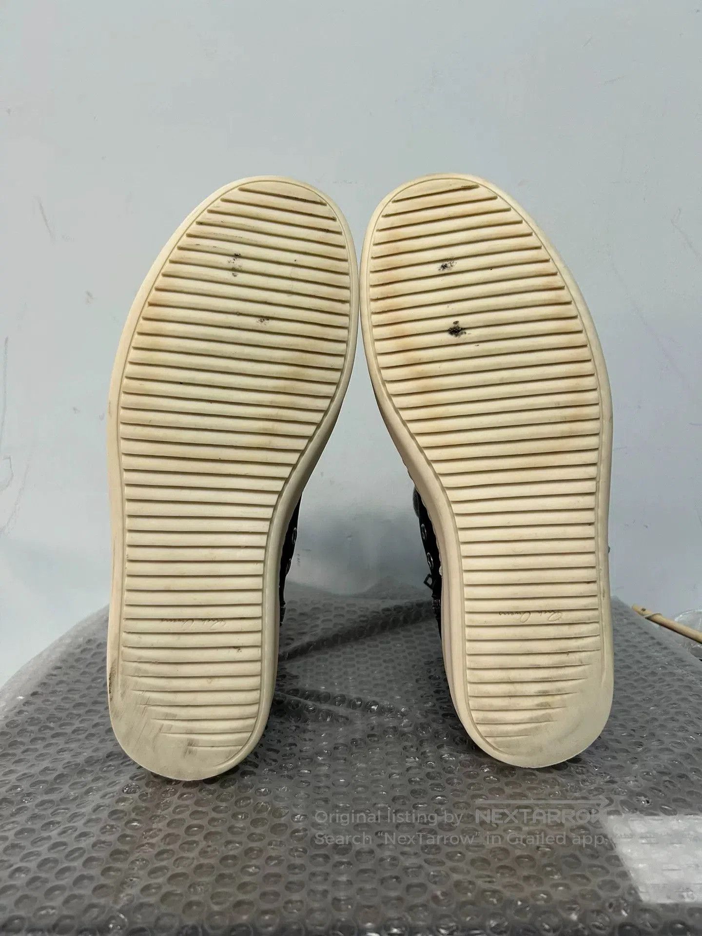Rick Owens Rick Owens Leather High-top Sneakers. Size US 10 / EU 43 - 6 Thumbnail
