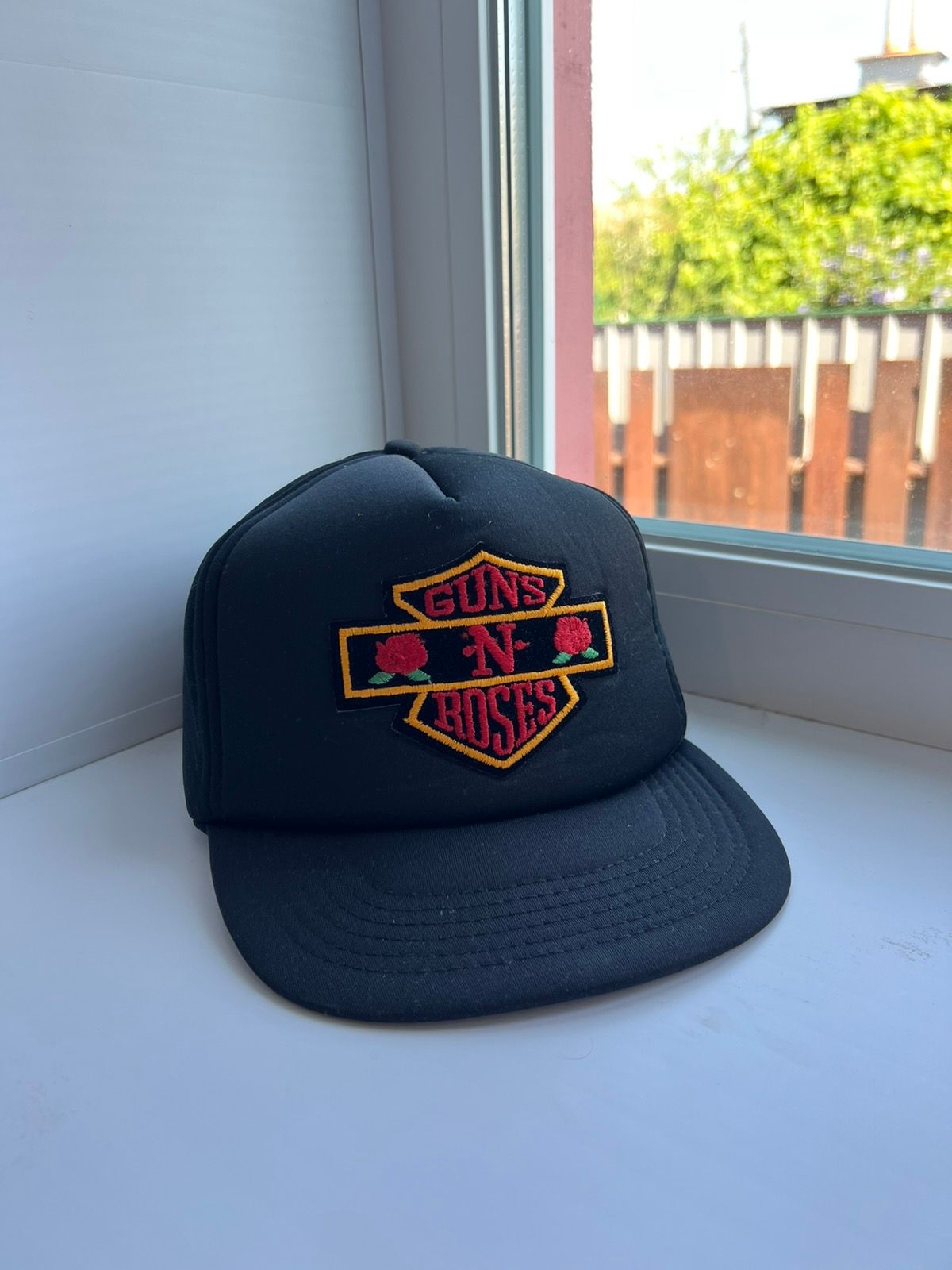 Vintage Vintage 90s Guns N Roses Band Trucker Hat / cap Size ONE SIZE - 1 Preview