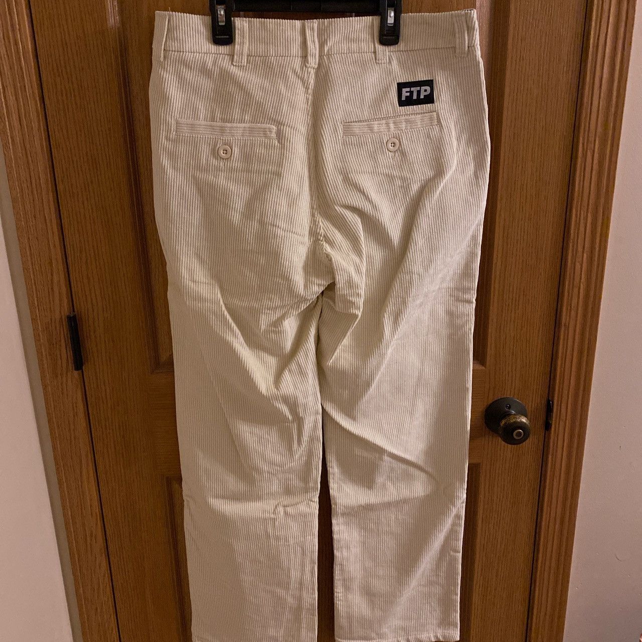 Fuck The Population FTP Cream/Maroon Corduroy Pants Size US 34 / EU 50 - 3 Thumbnail