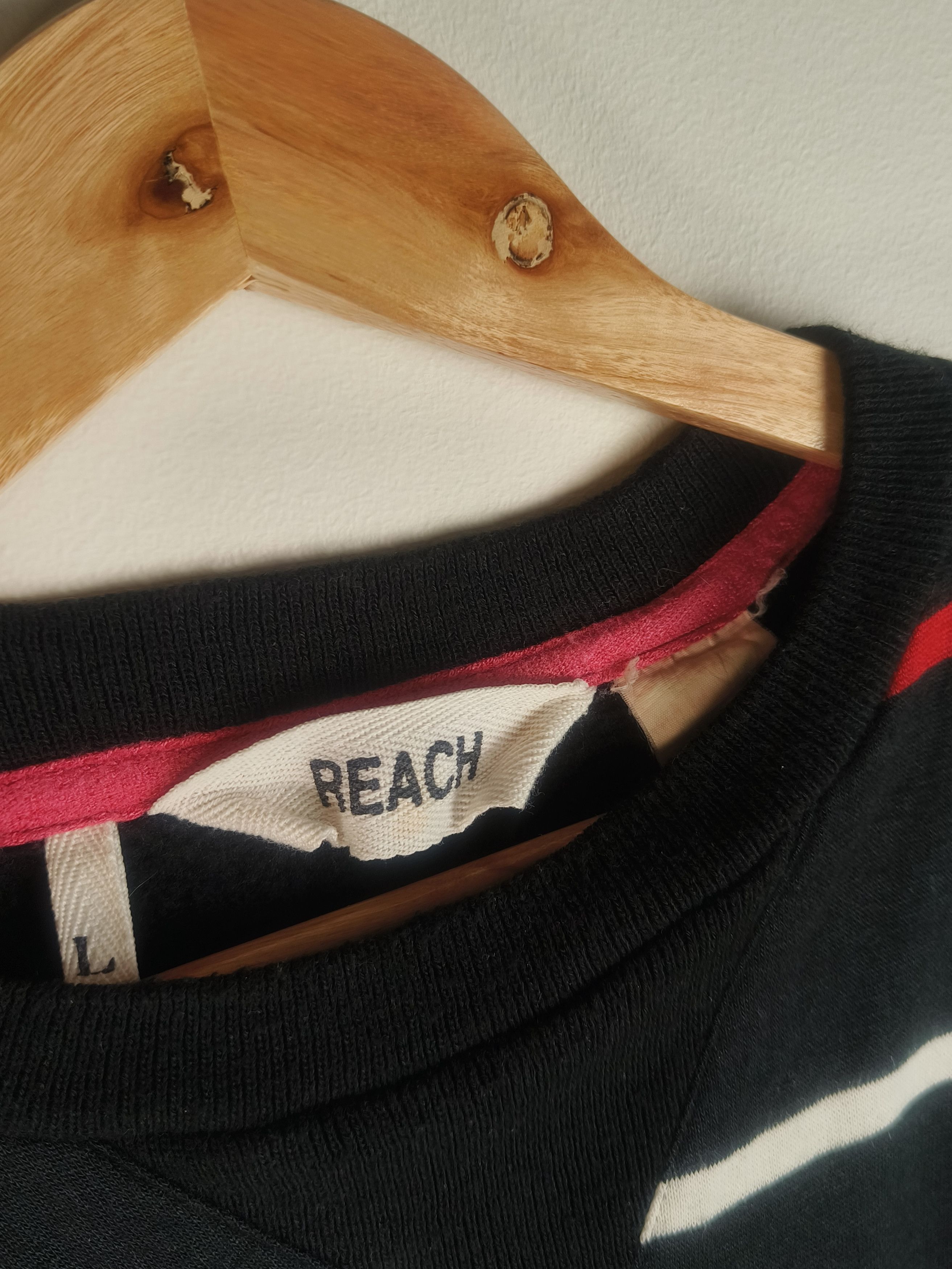 Vintage Reach Striped Crew Neck Sweater Size US L / EU 52-54 / 3 - 2 Thumbnail
