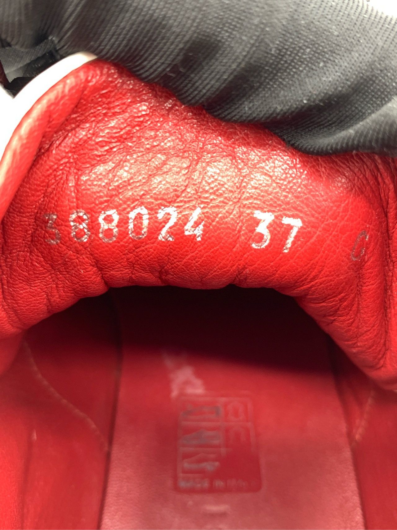 Gucci Gucci Red Green And White Leather Lace-Up High-Top Sneakers Size US 6 / IT 36 - 6 Thumbnail
