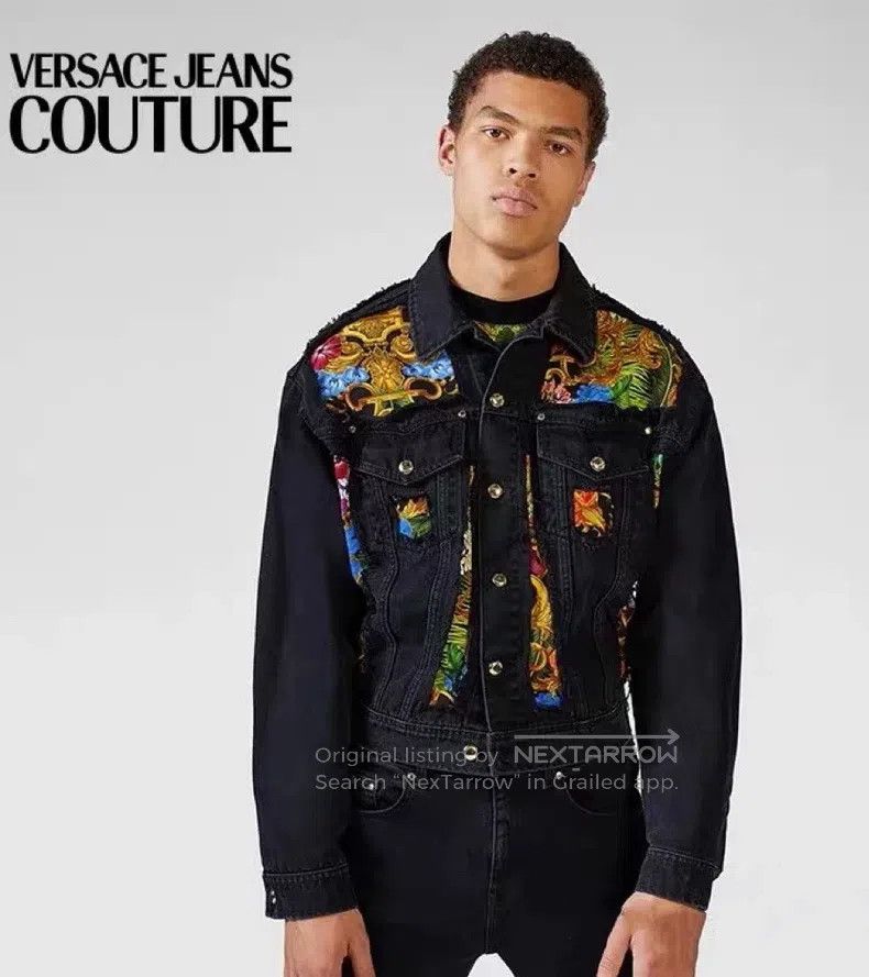 Versace Versace Baroque trendy denim jacket jacket Size US S / EU 44-46 / 1 - 9 Thumbnail